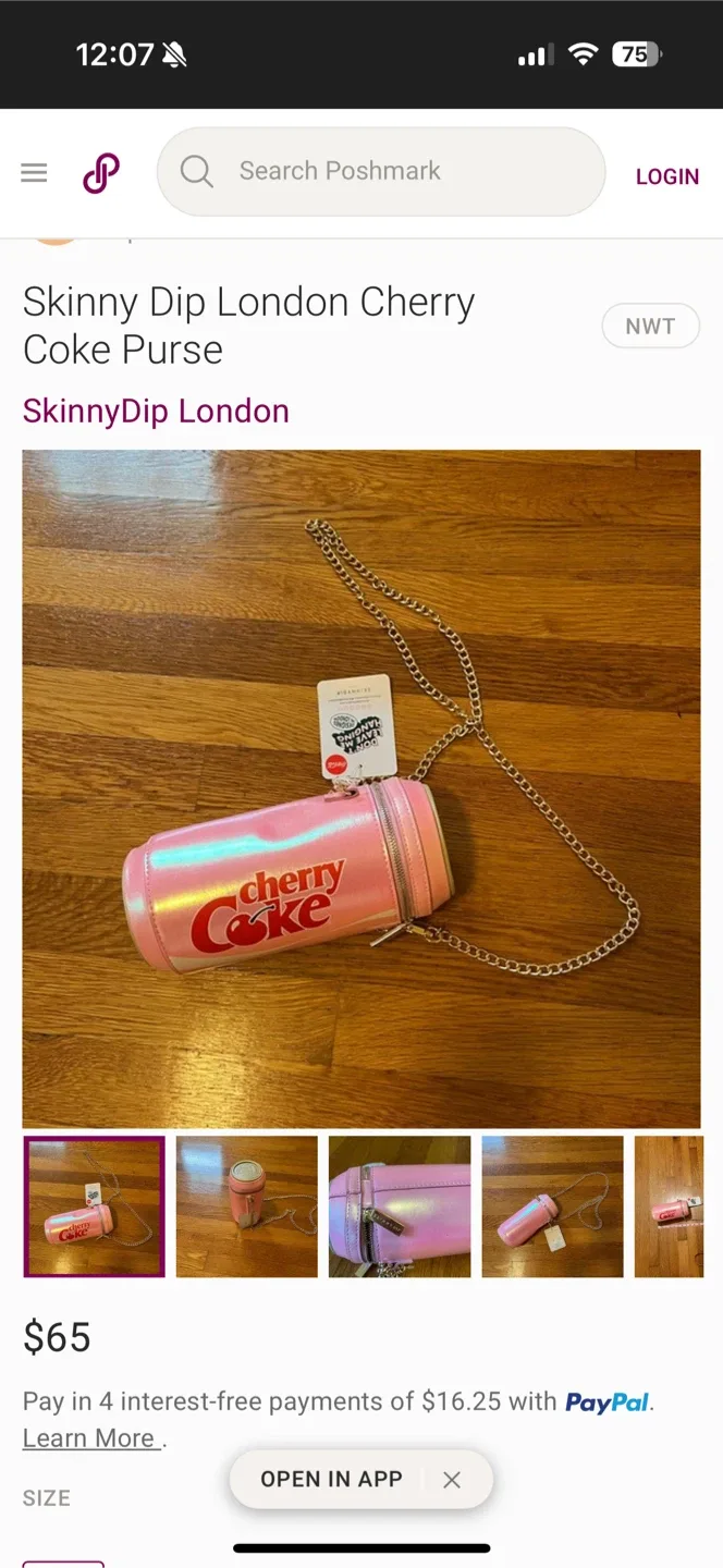 Skinnydip London Cherry Coke Purse brand new