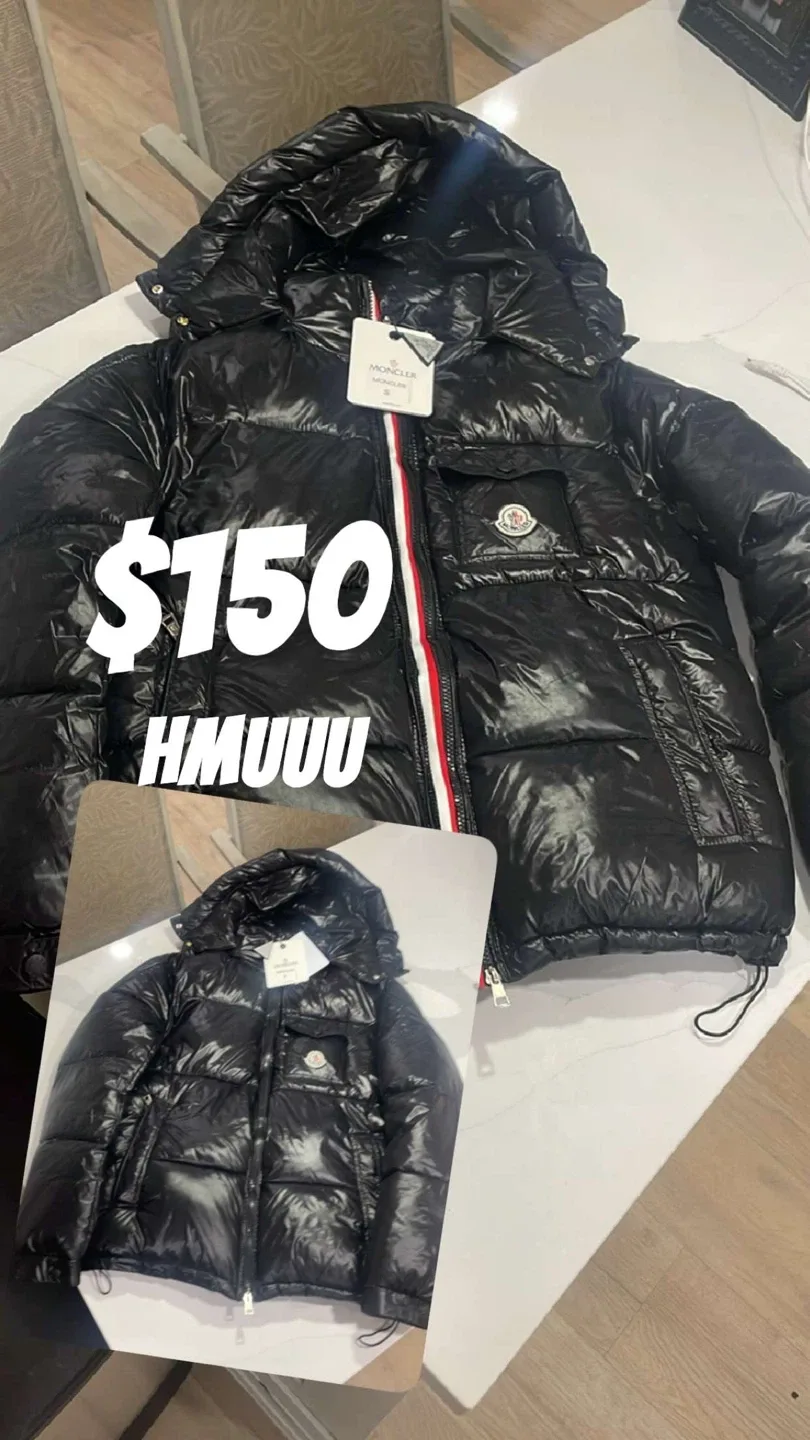 Moncler Black Puffer Jacket