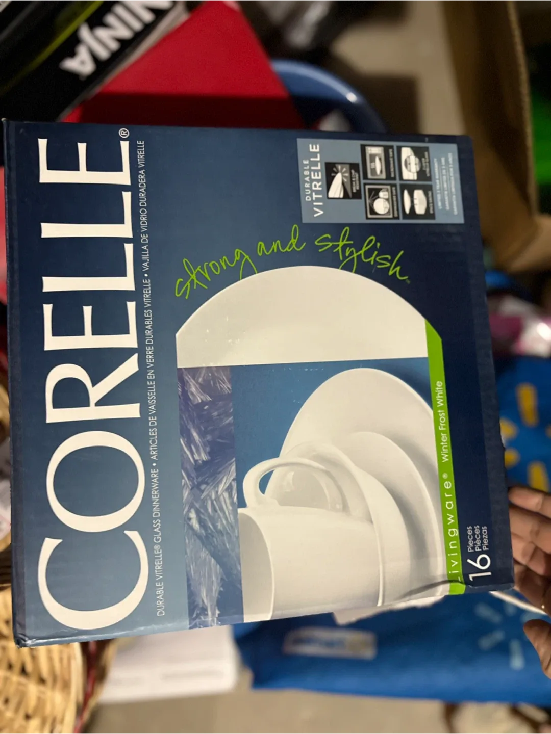 Corelle Livingware Winter Frost White 16-pc Set