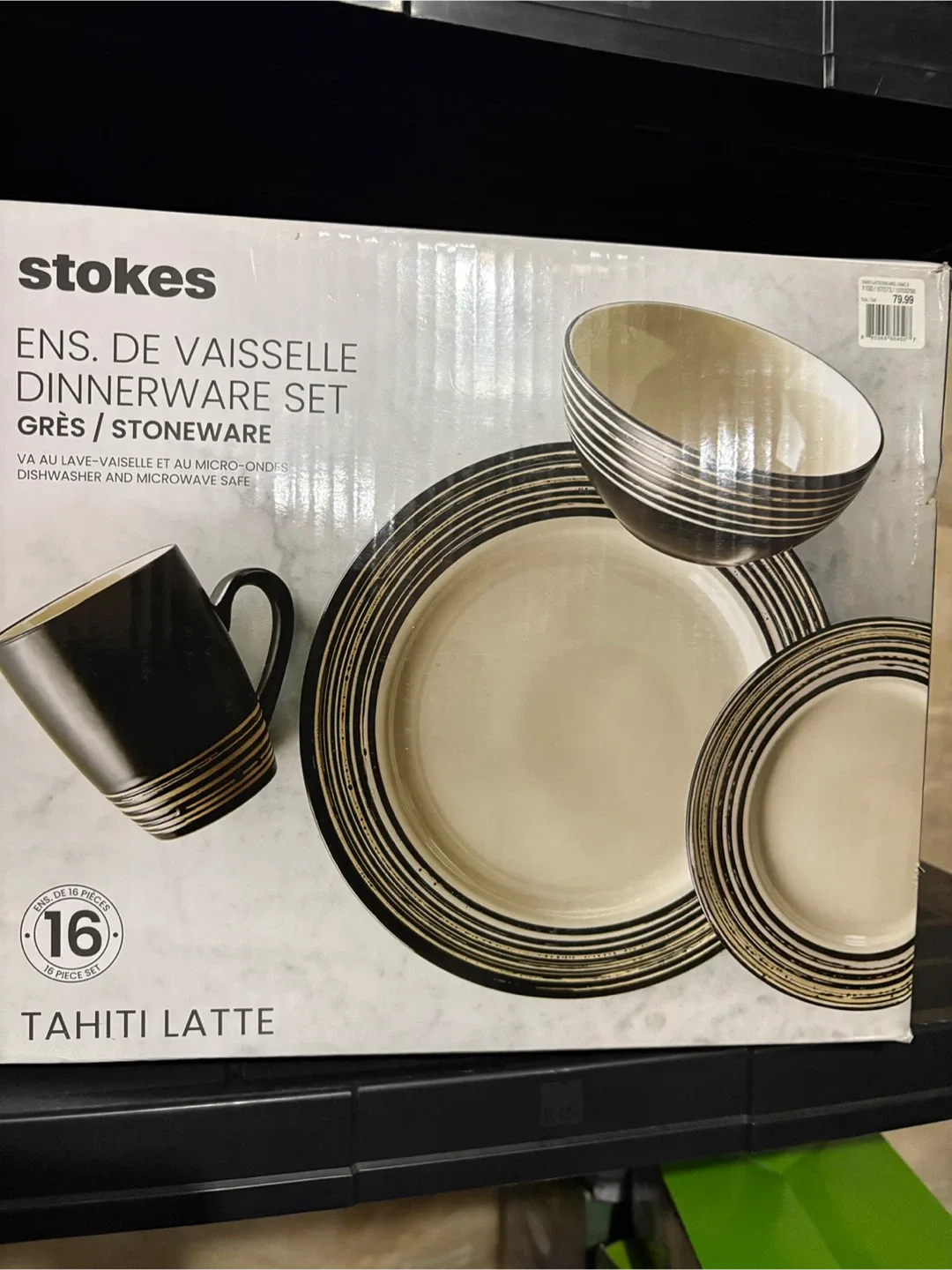 Stokes Tahiti Latte 16-Piece Dinnerware Set