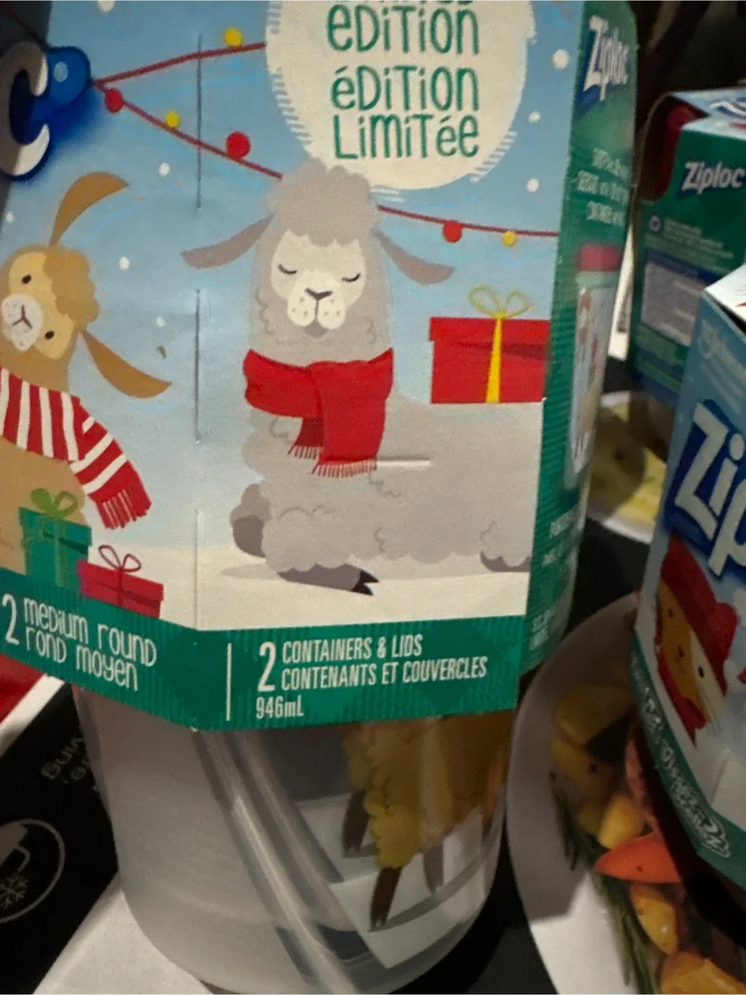 Ziploc Limited Edition Containers