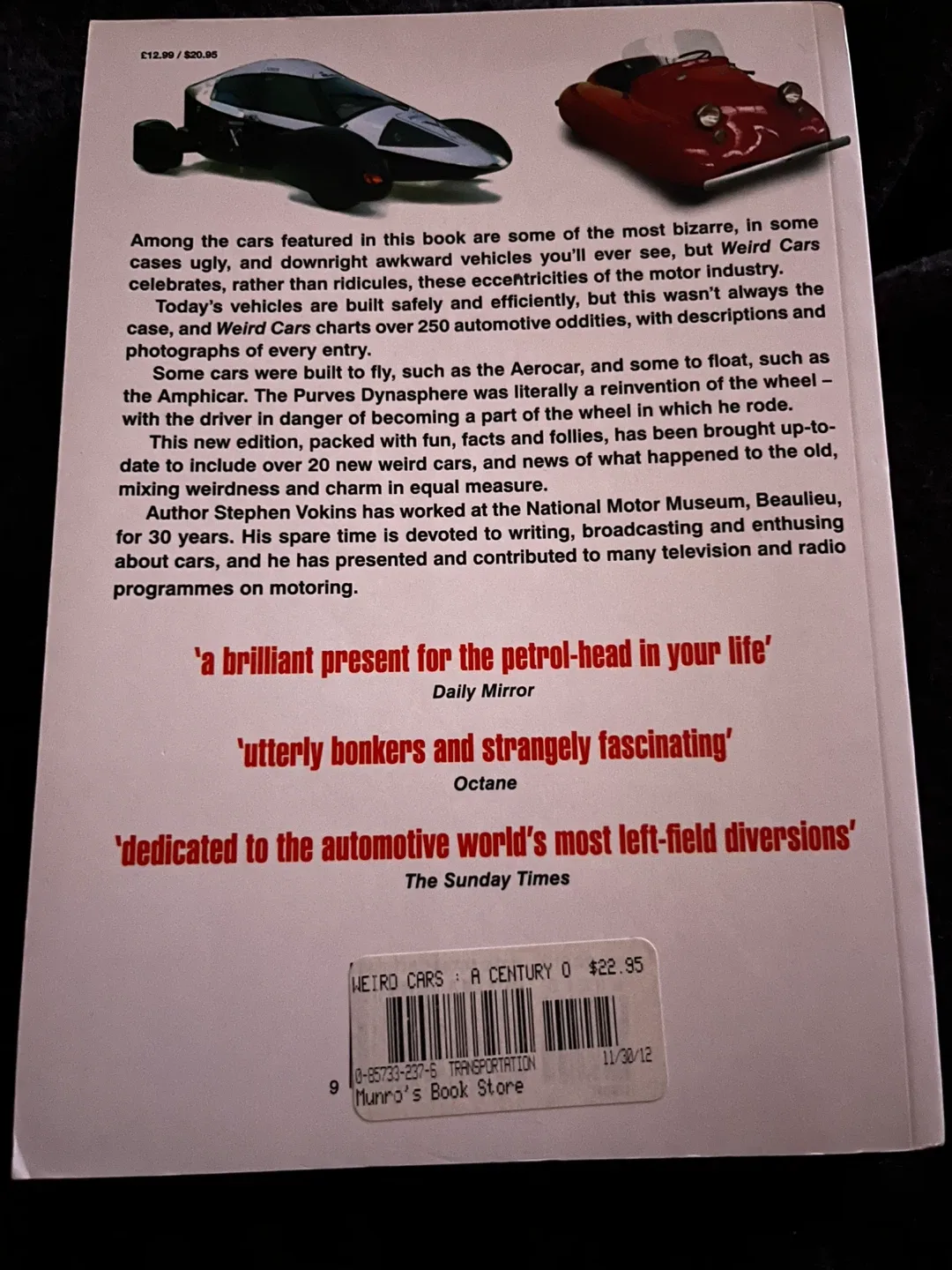 Weird Cars: A Century of the World's Strangest Cars Book image indicator(2)