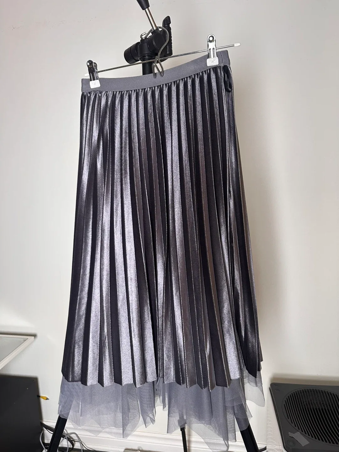 Pleated Skirt - Grey