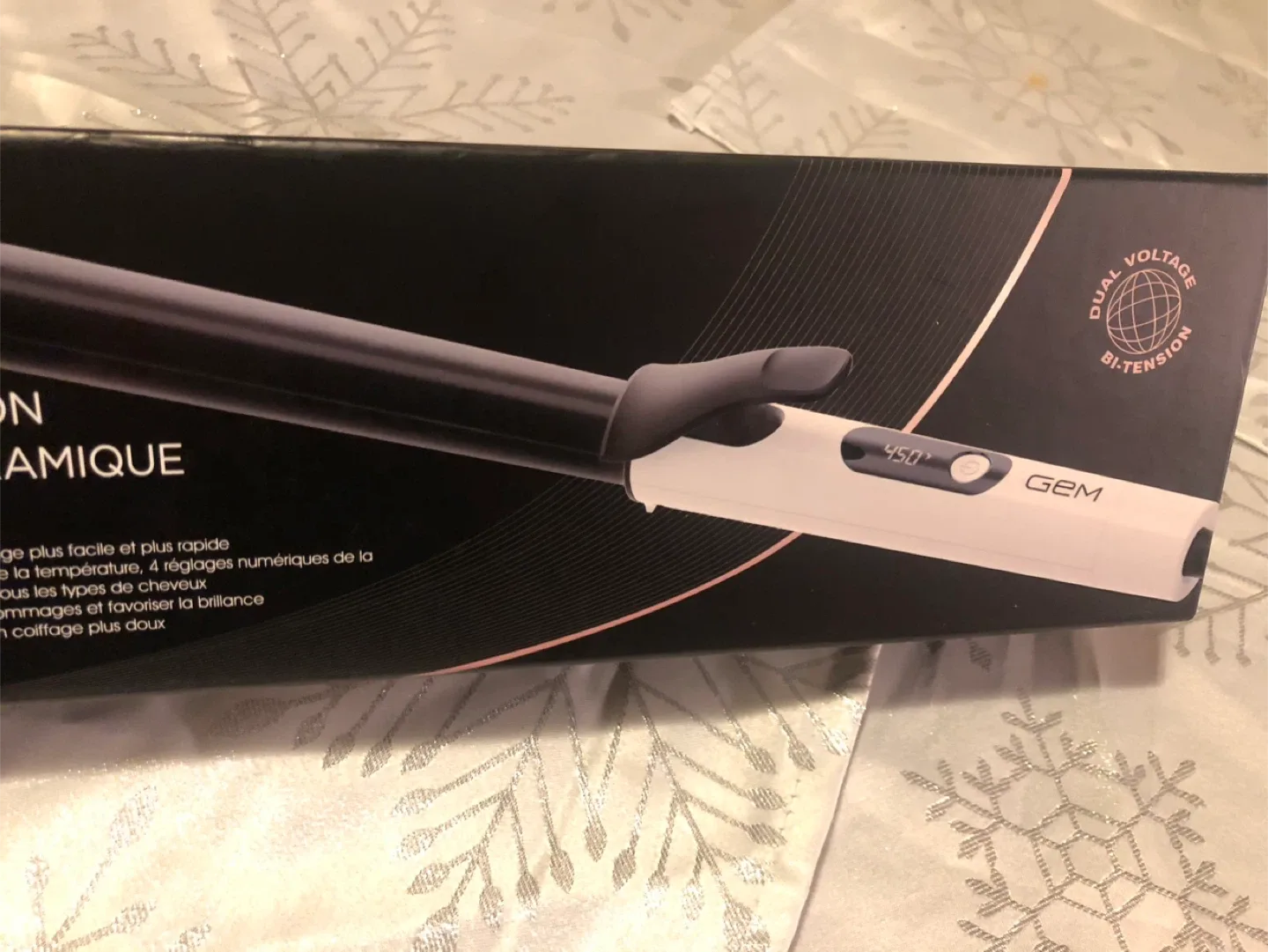 NEW GEM Ceramic Curling Iron #Cleanout image indicator(2)