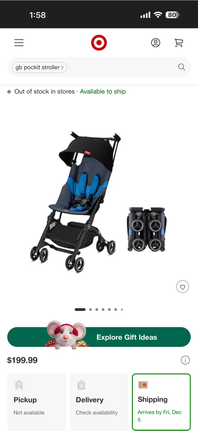 gb Pockit Stroller - Compact & Lightweight - photo 5