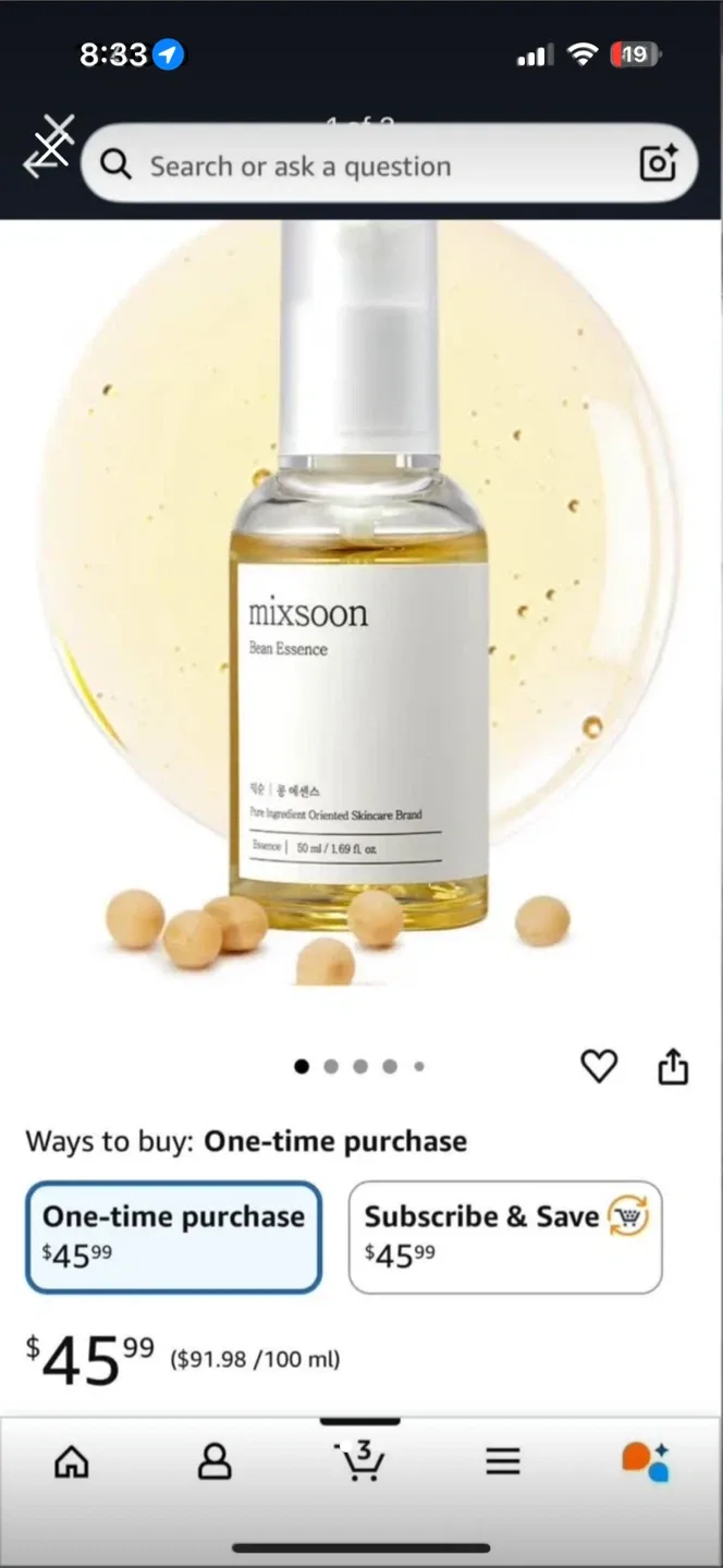 Mixsoon Bean Essence 50ml