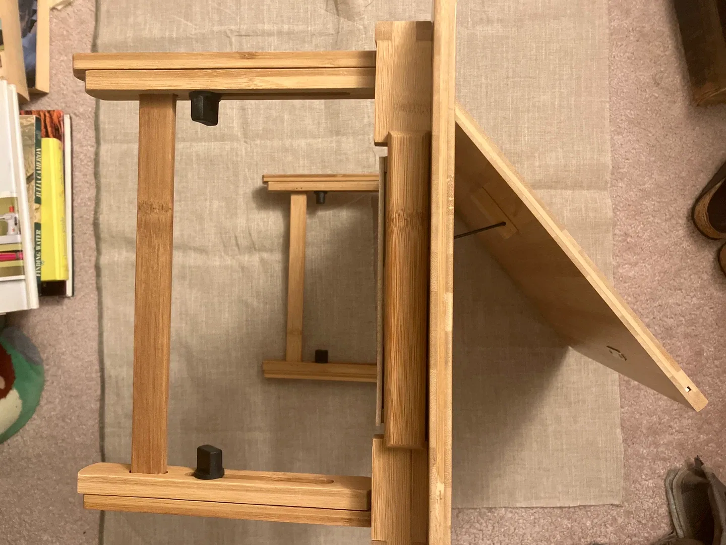 Adjustable Bamboo Laptop Desk image indicator(7)