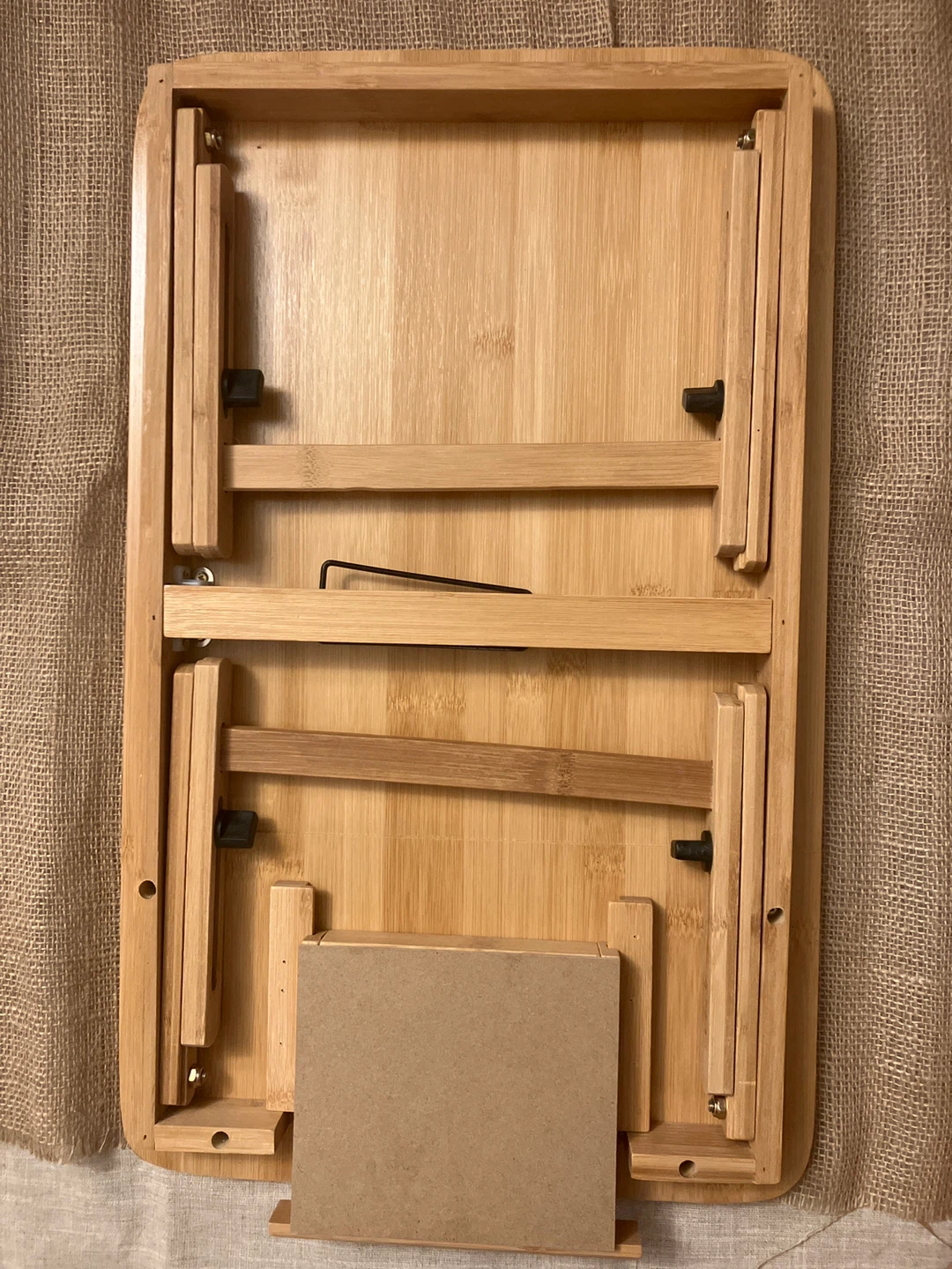 Adjustable Bamboo Laptop Desk - photo 2