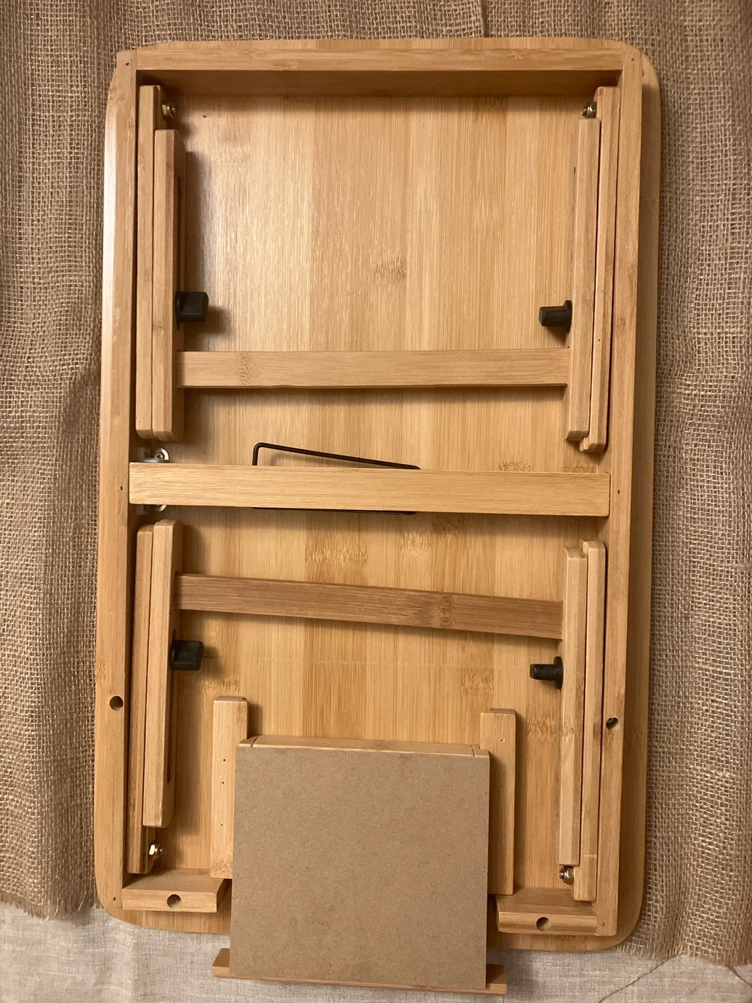 Adjustable Bamboo Laptop Desk image indicator(2)