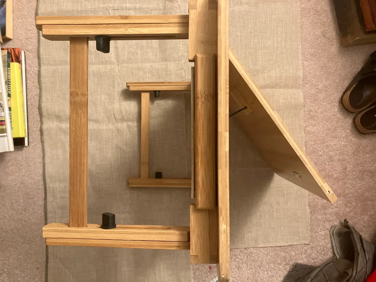 Adjustable Bamboo Laptop Desk image indicator(8)