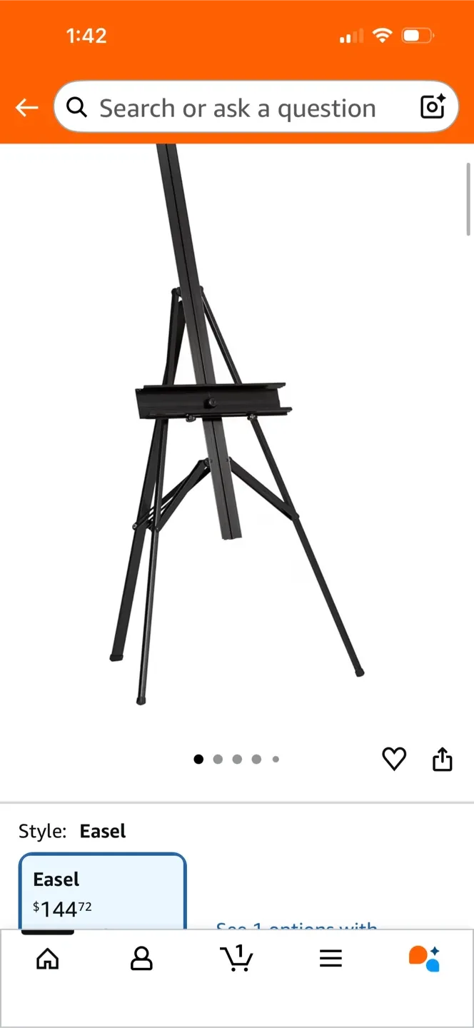 Artist's Loft Aluminum Studio Easel image indicator(2)