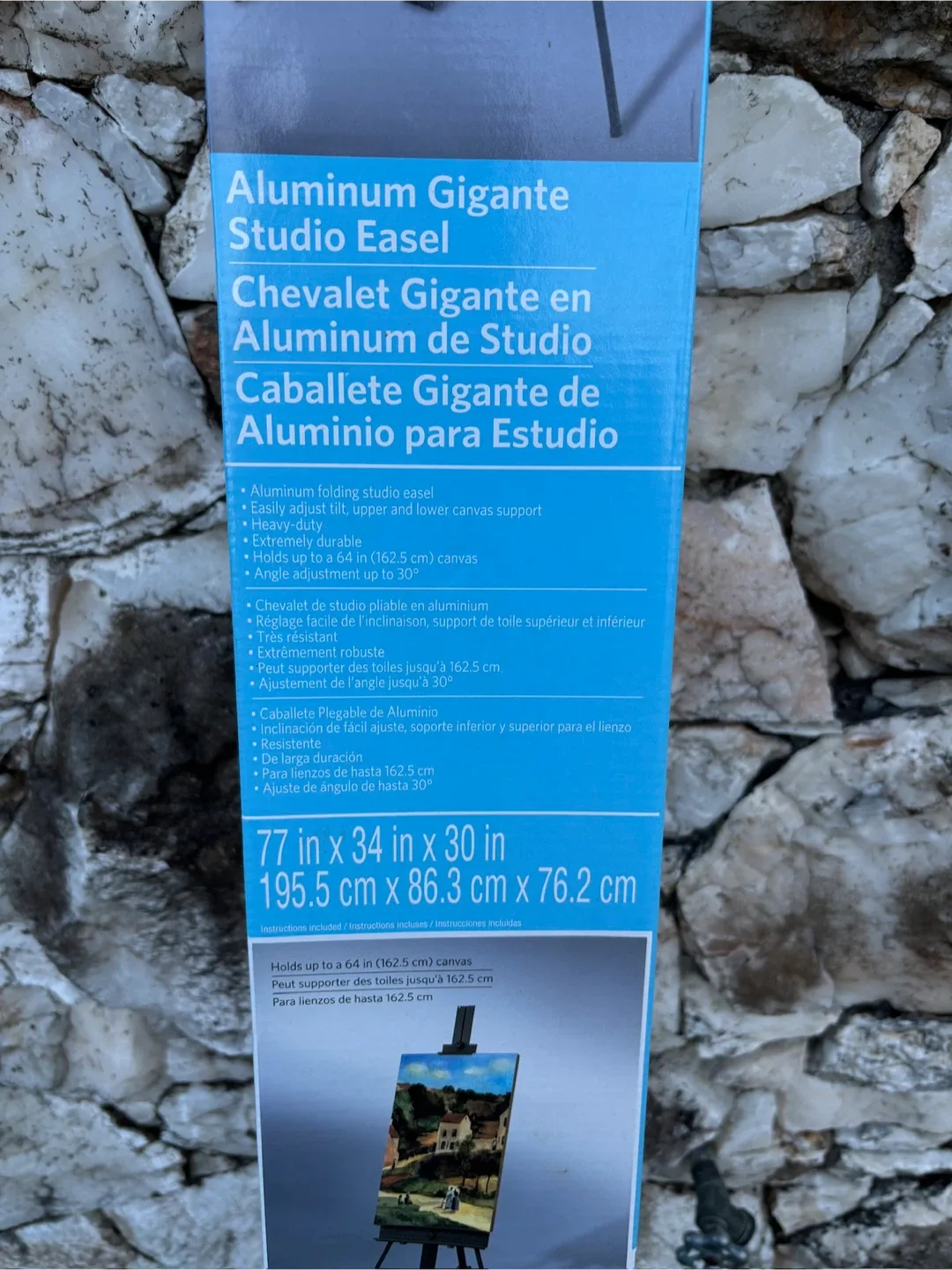 Artist's Loft Aluminum Studio Easel image indicator(3)