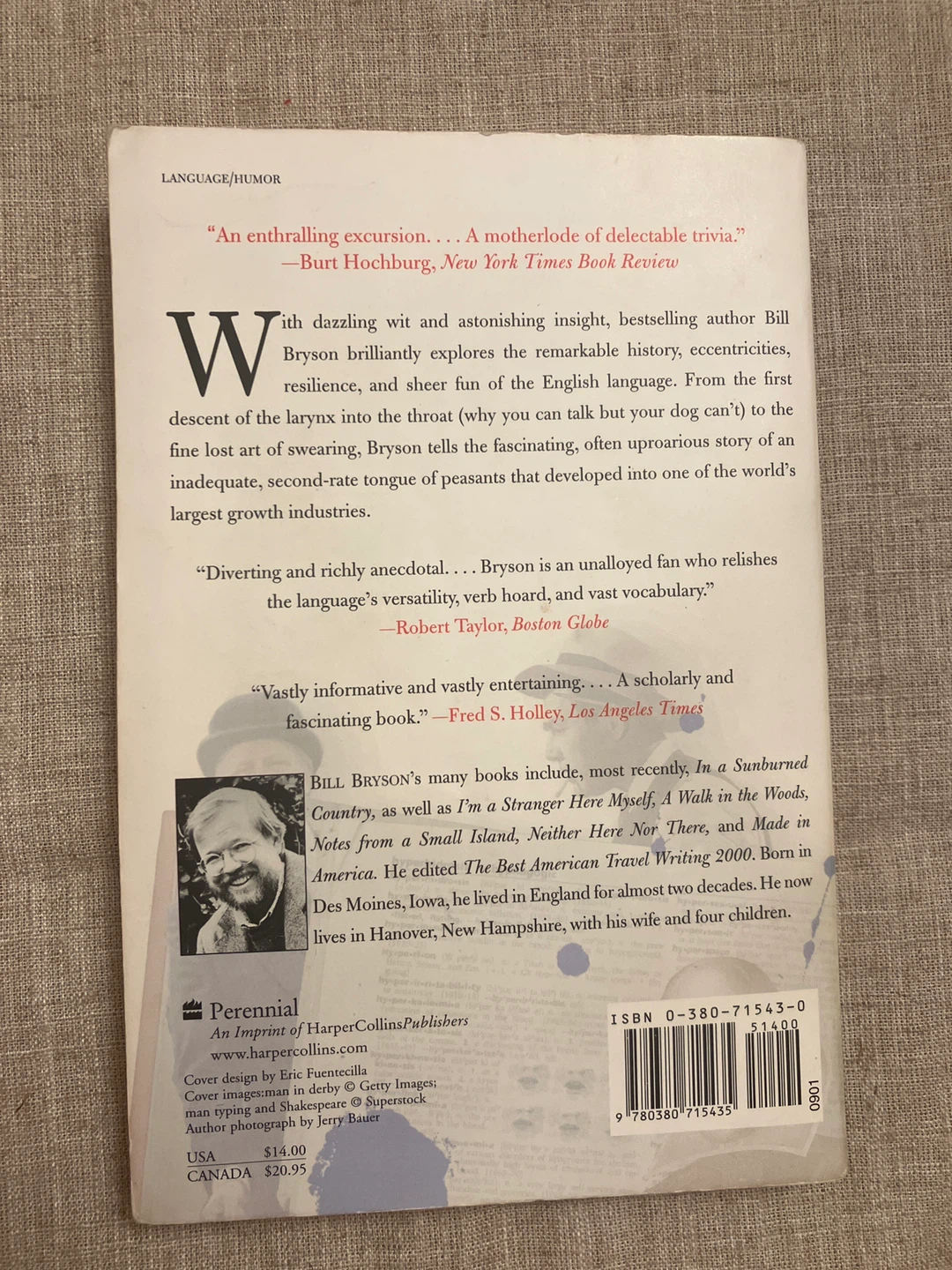 The Mother Tongue by Bill Bryson - photo 2