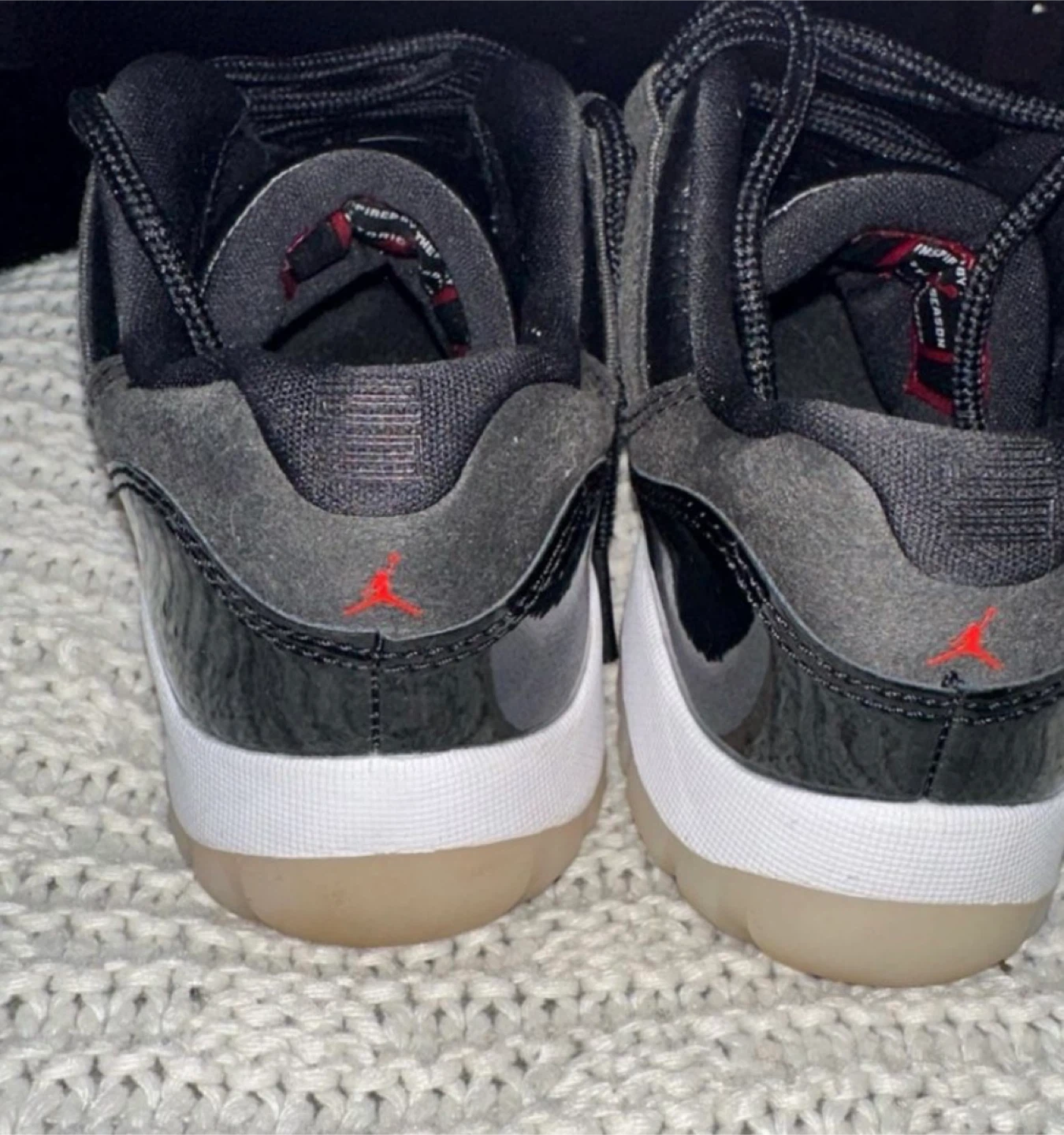 Air Jordan 11 Retro Little Flex (TD) Black/Red - photo 4