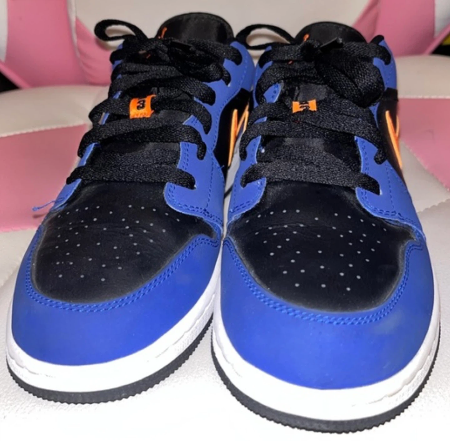 Air Jordan 1 Low Blue/Black/Orange - photo 2
