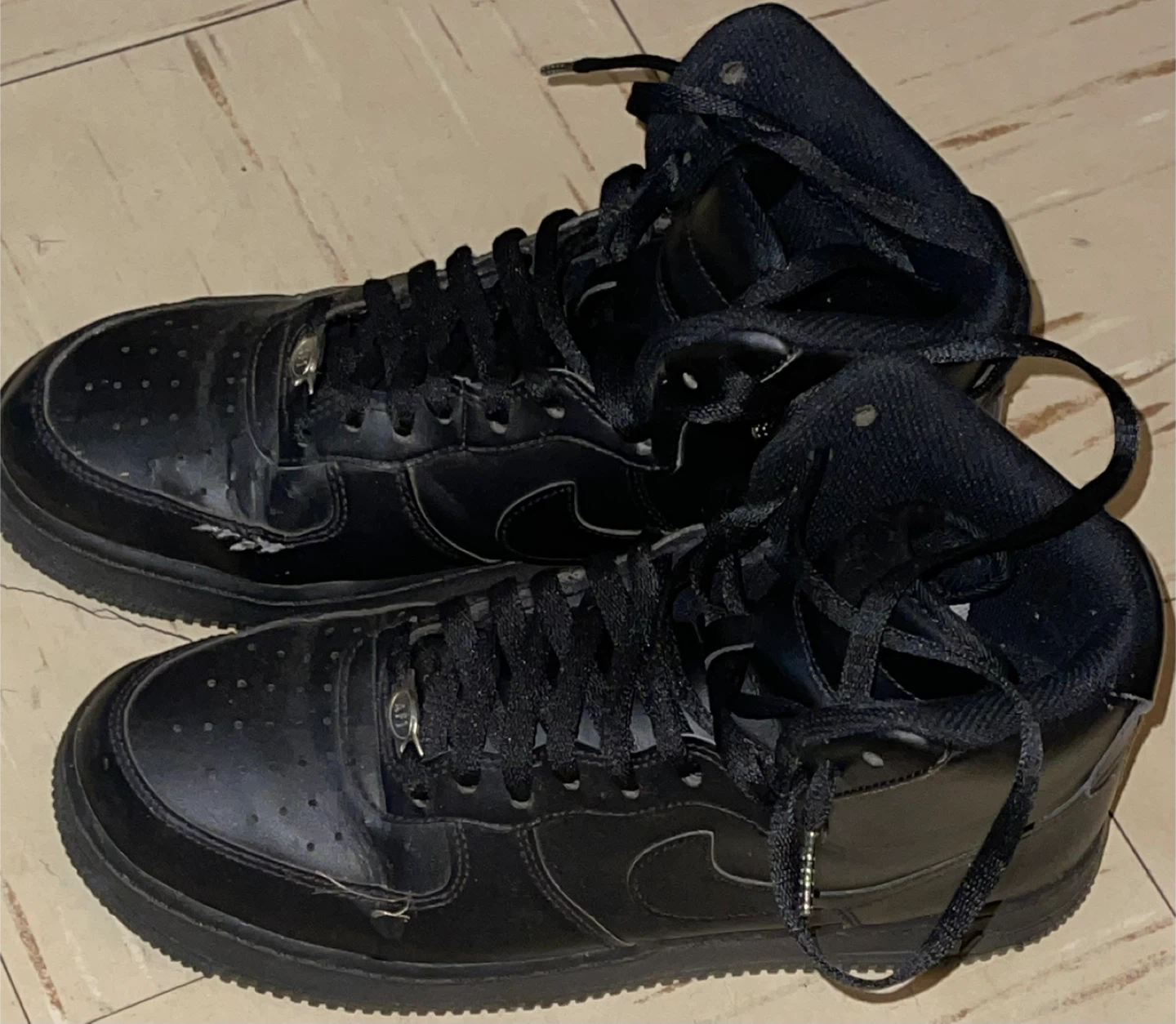 Nike Air Force 1 High '07 Black Sneakers - photo 2