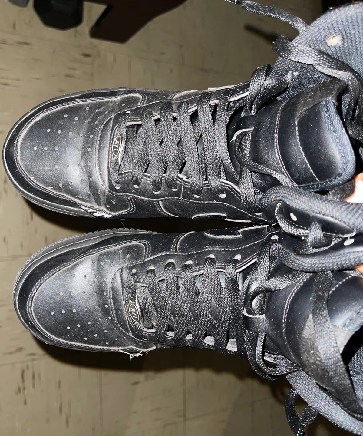 Nike Air Force 1 High '07 Black Sneakers - photo 3