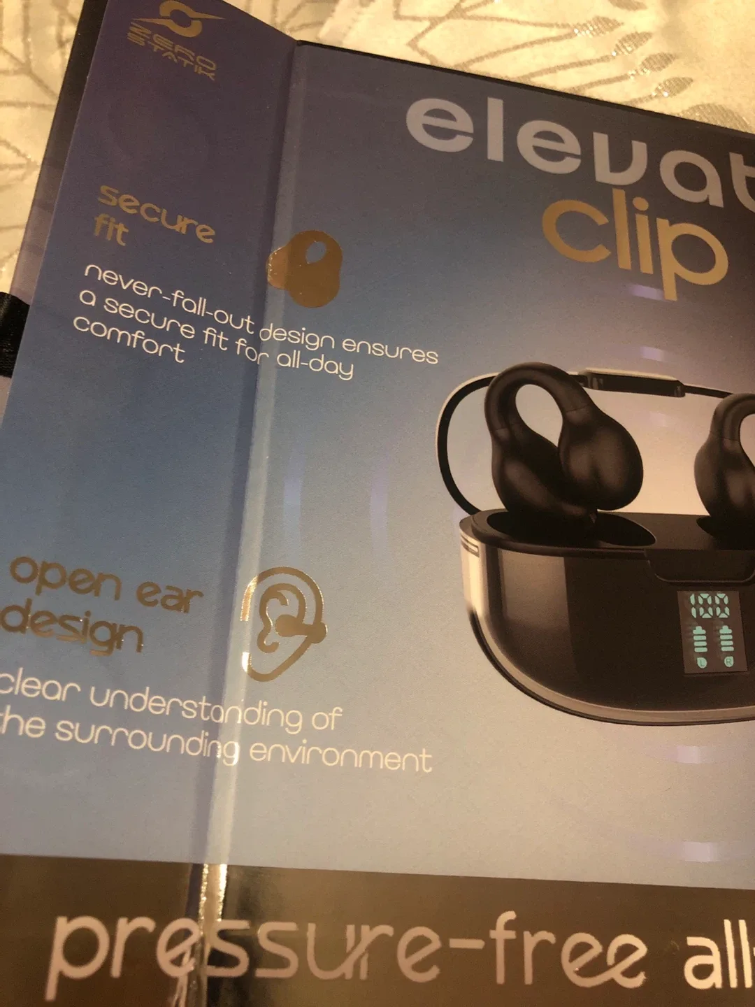 NEW Clip Open Ear Wireless Earbuds #Cleanout image indicator(3)