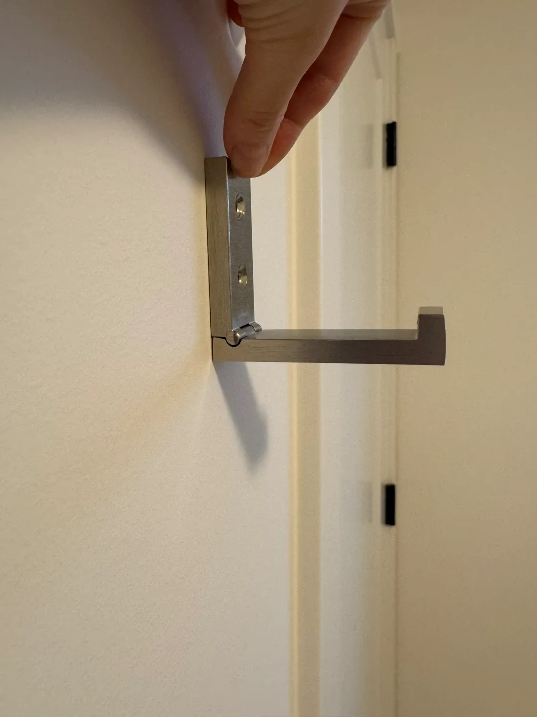 IKEA wall hooks - quantity of 3, metal, foldable