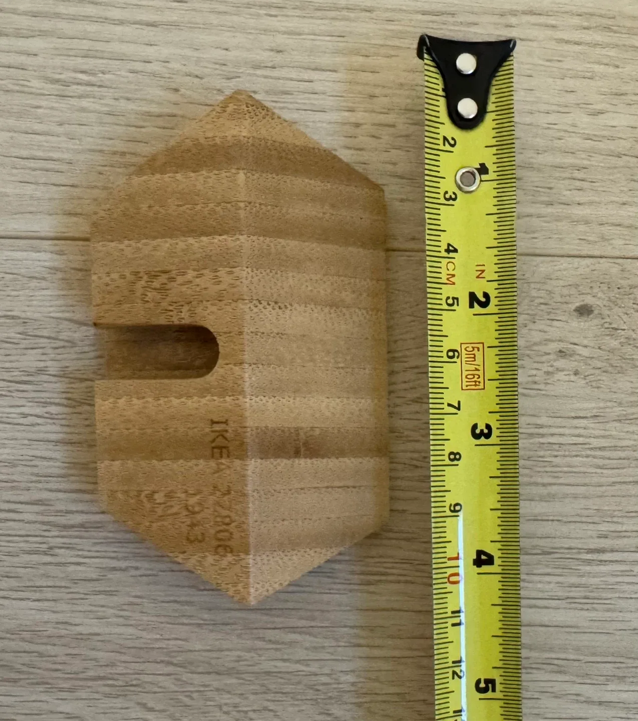 IKEA wall hook - BRAND NEW, wood, removeable image indicator(3)