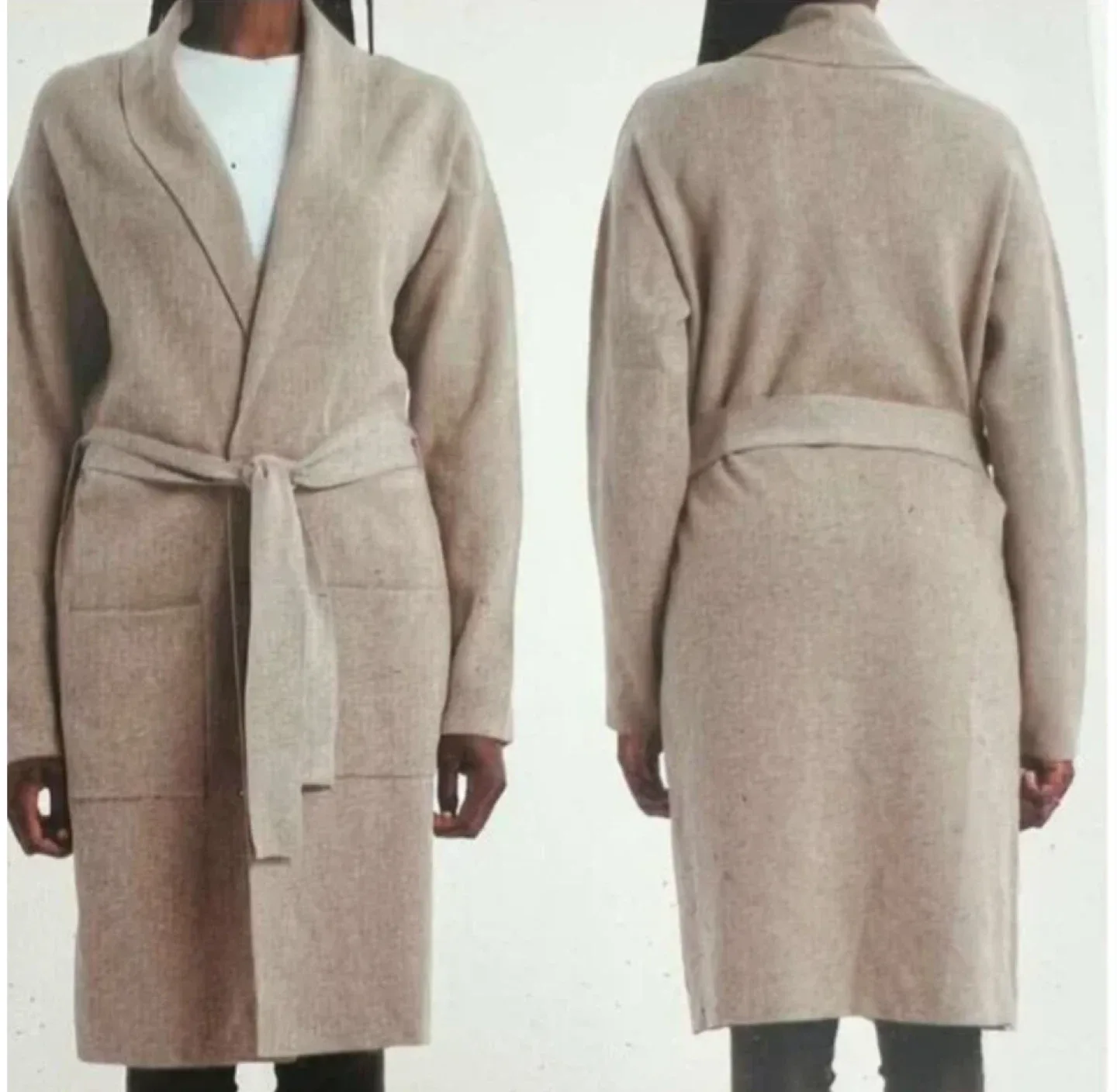 Brand New Cardigan with Belt - Size M image indicator(2)