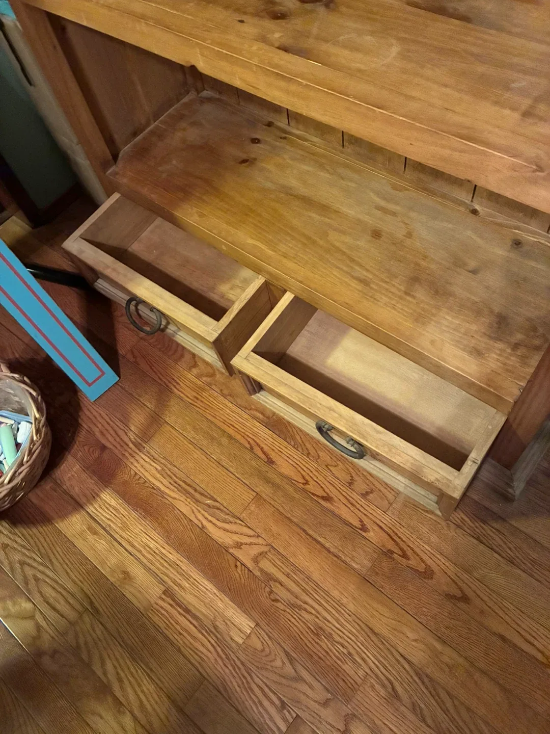 Wooden Bookcase with Drawers image indicator(2)
