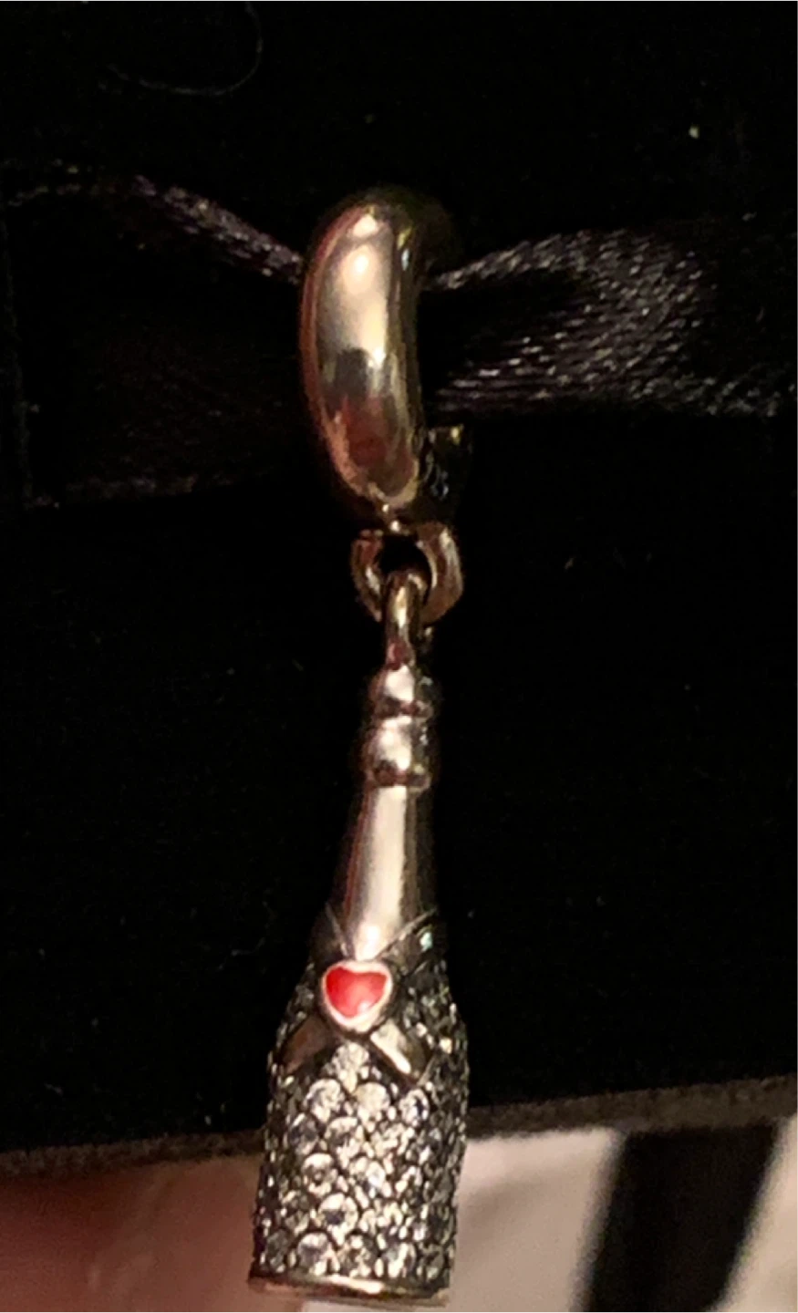 Pandora Sparkling Champagne Bottle Charm - photo 3
