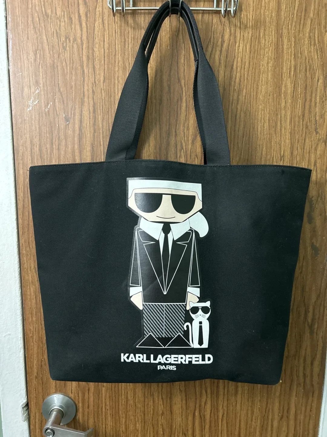 Karl Lagerfeld Paris Black Tote Bag #cleanout