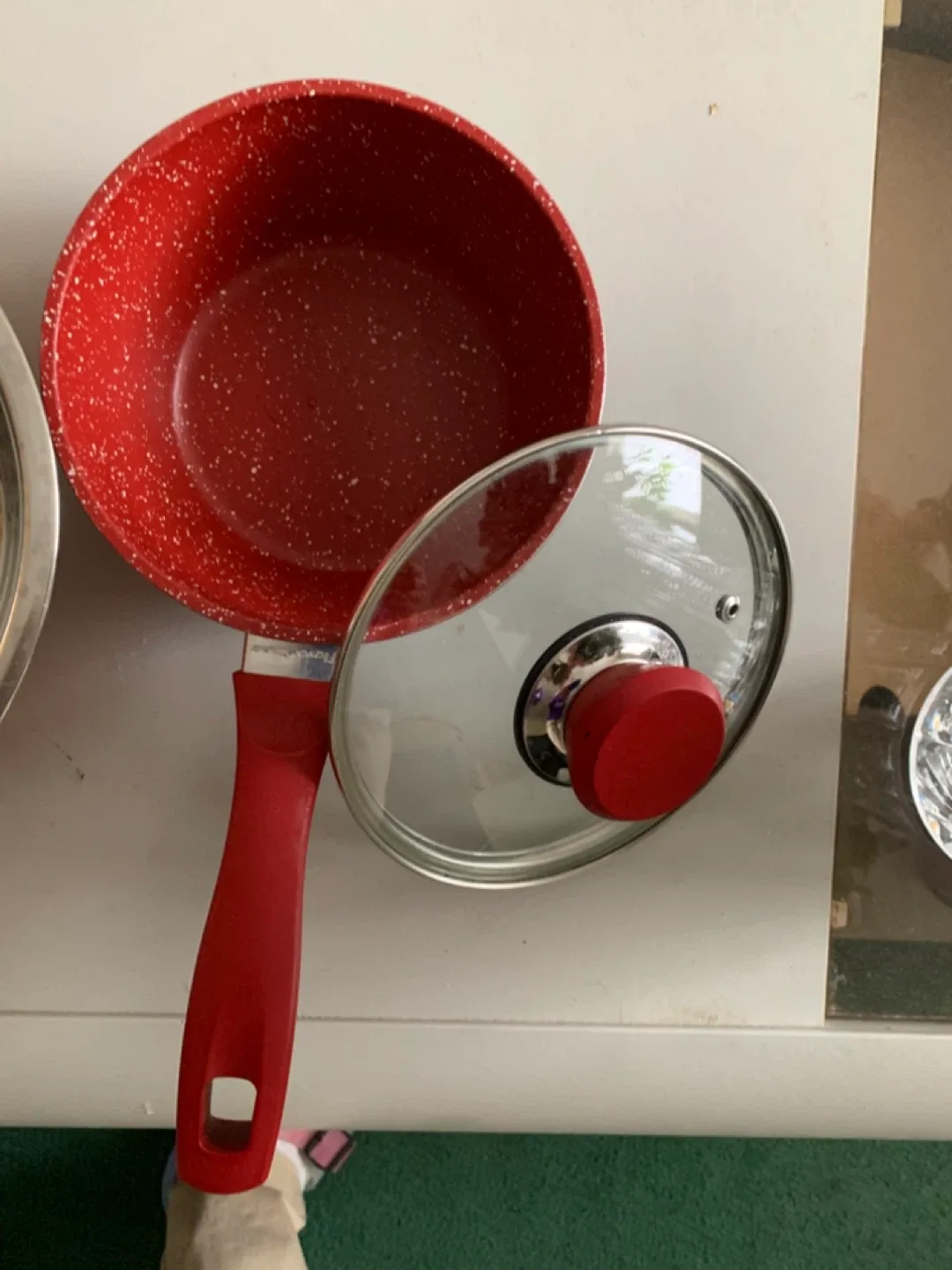 FlavorStone Red Pot & Colander Set "#Cleanout" image indicator(2)