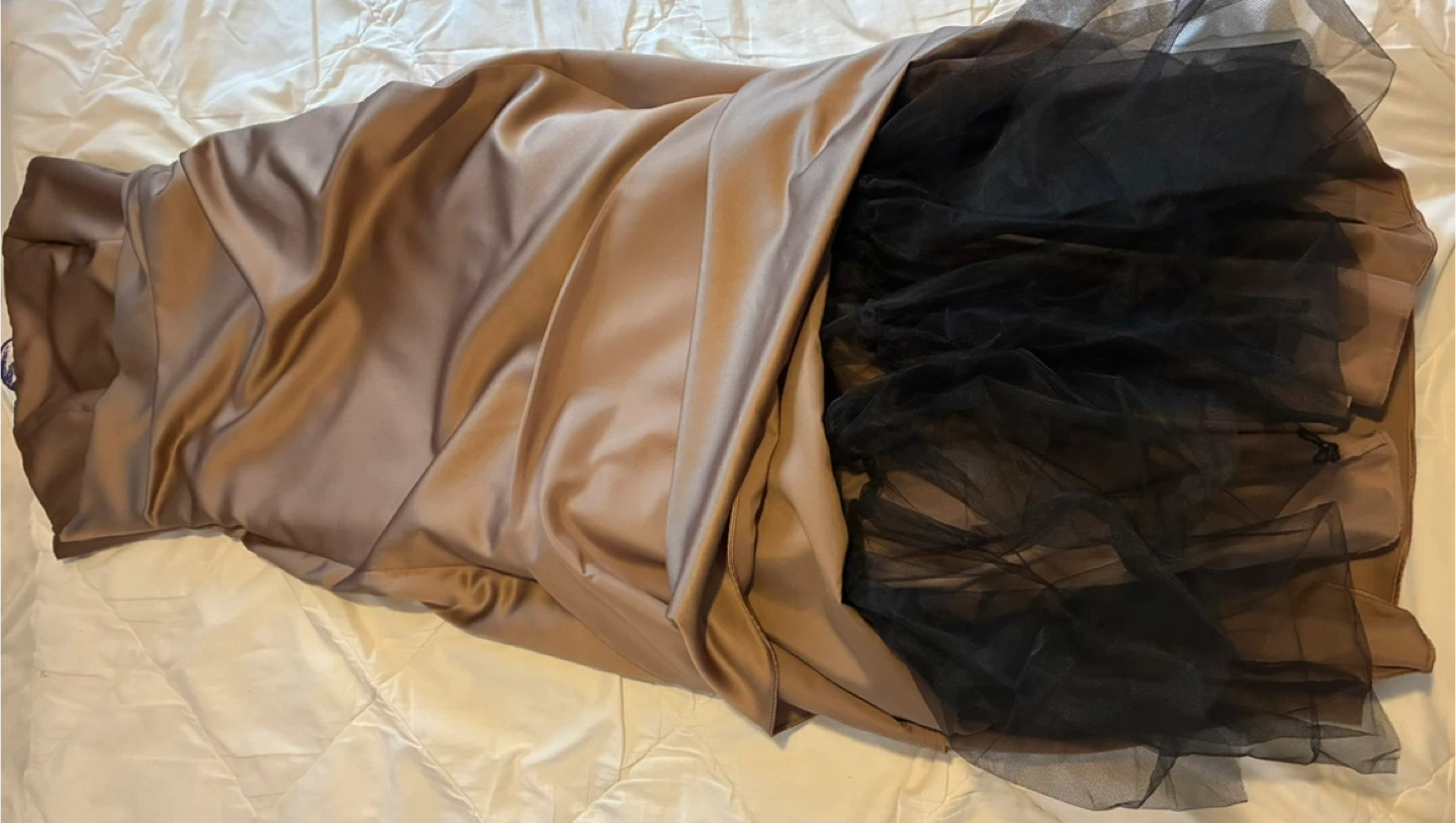 #Cleanout Strapless Taupe Formal Dress - photo 4