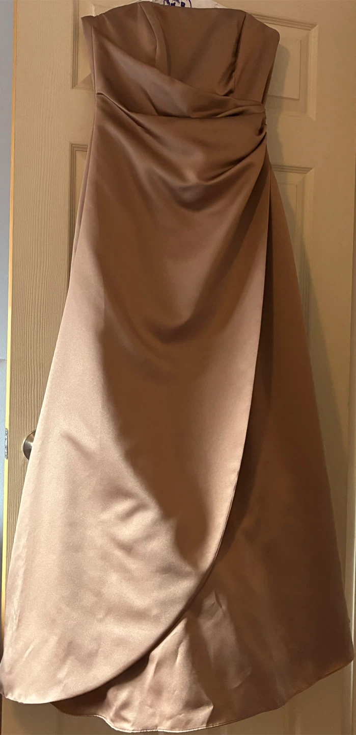 #Cleanout Strapless Taupe Formal Dress - photo 3