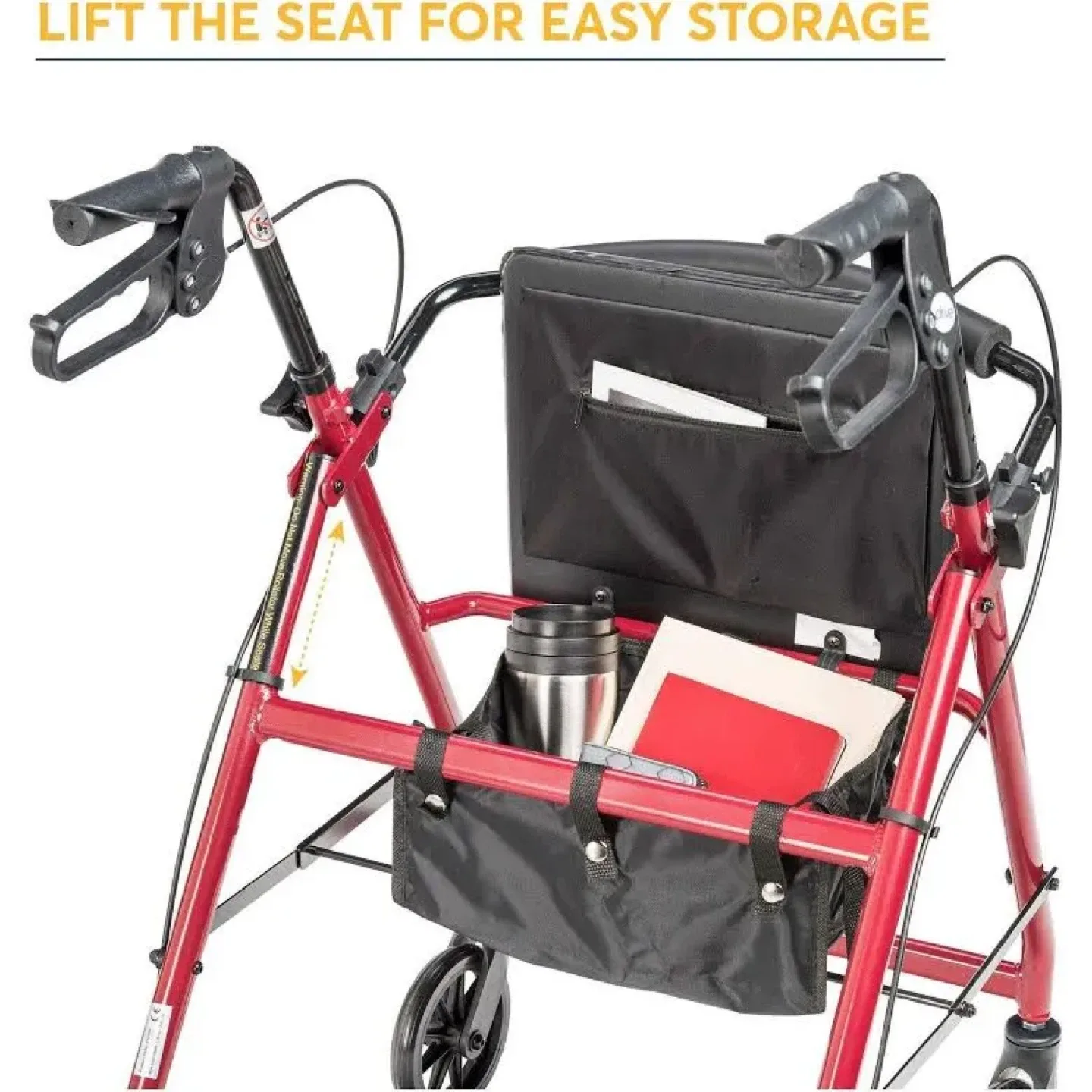 4-Wheel Walker with Brakes image indicator(9)