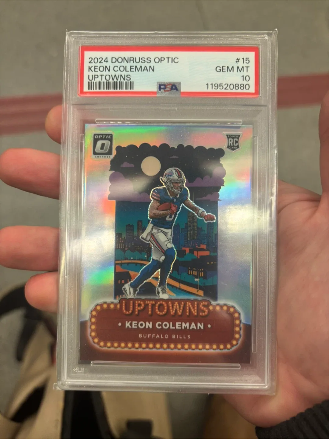 2024 Donruss Optic Keon Coleman RC Rookie Card PSA 10