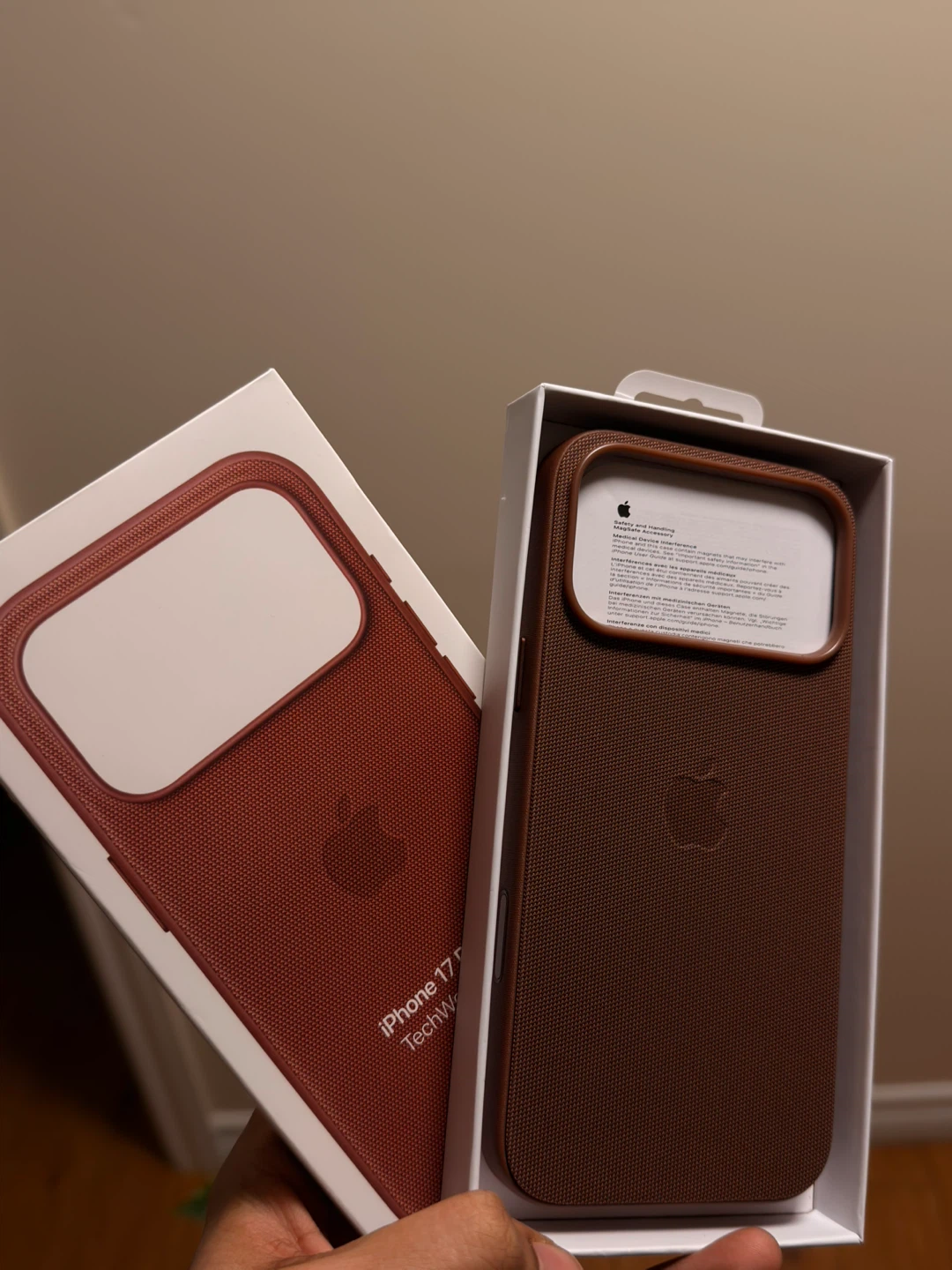 TechWoven iPhone 17 Pro Case - Terracotta