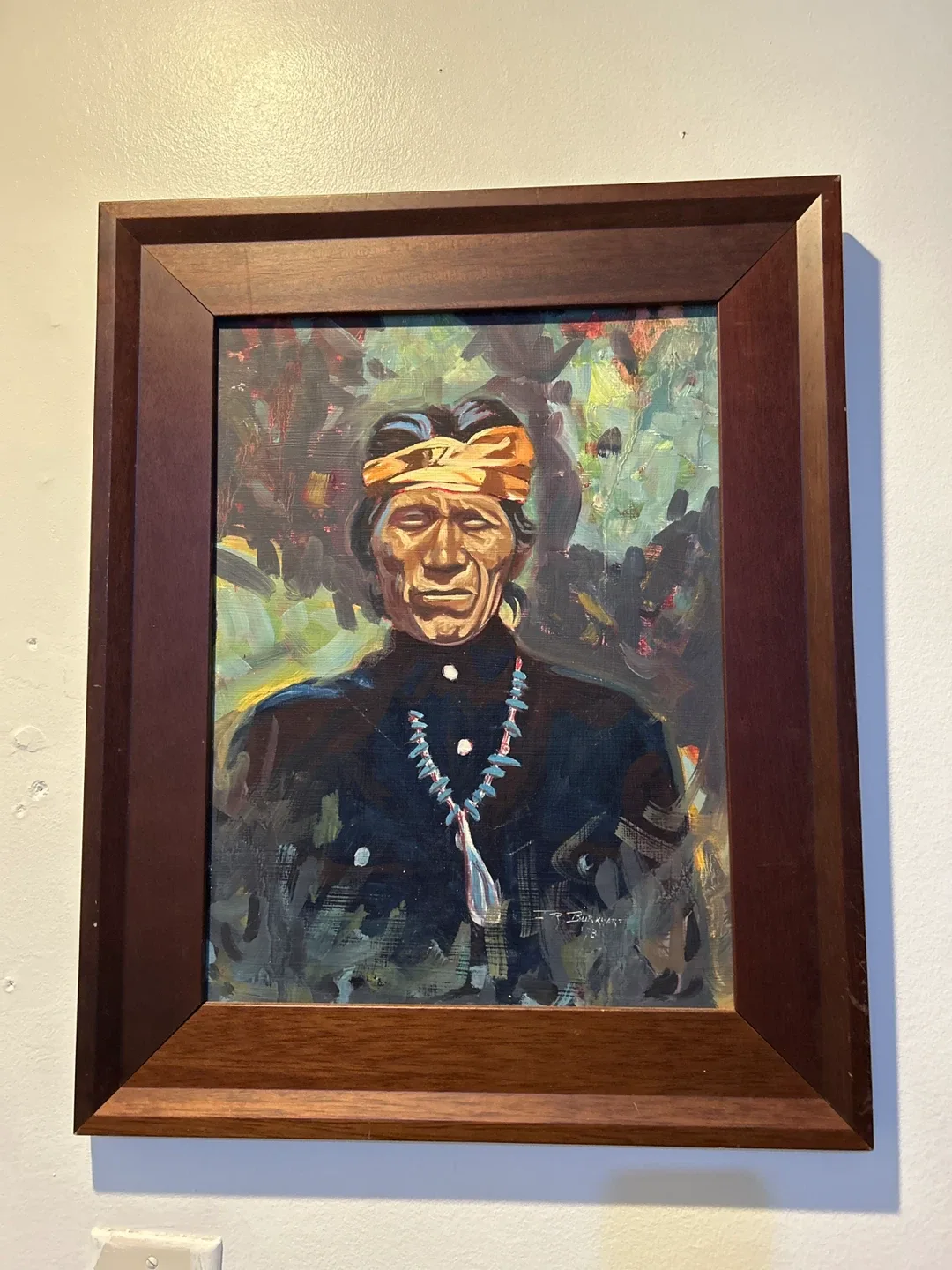 Painting of a Navajo Potter