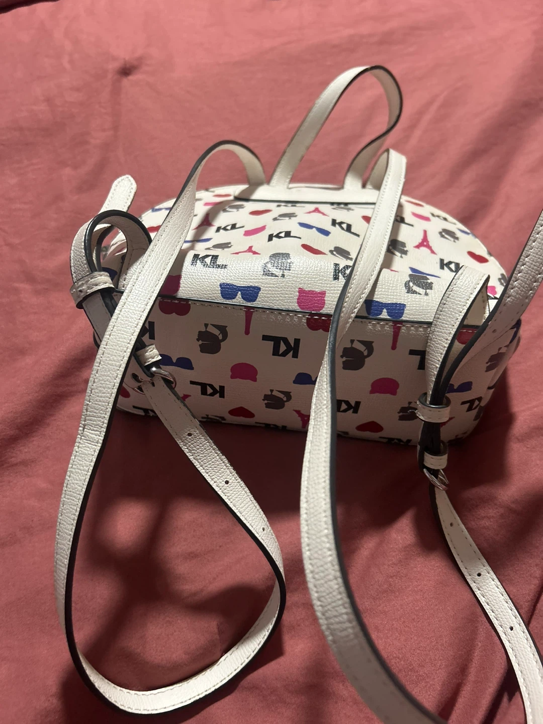 Karl Lagerfeld Paris White Backpack - photo 4