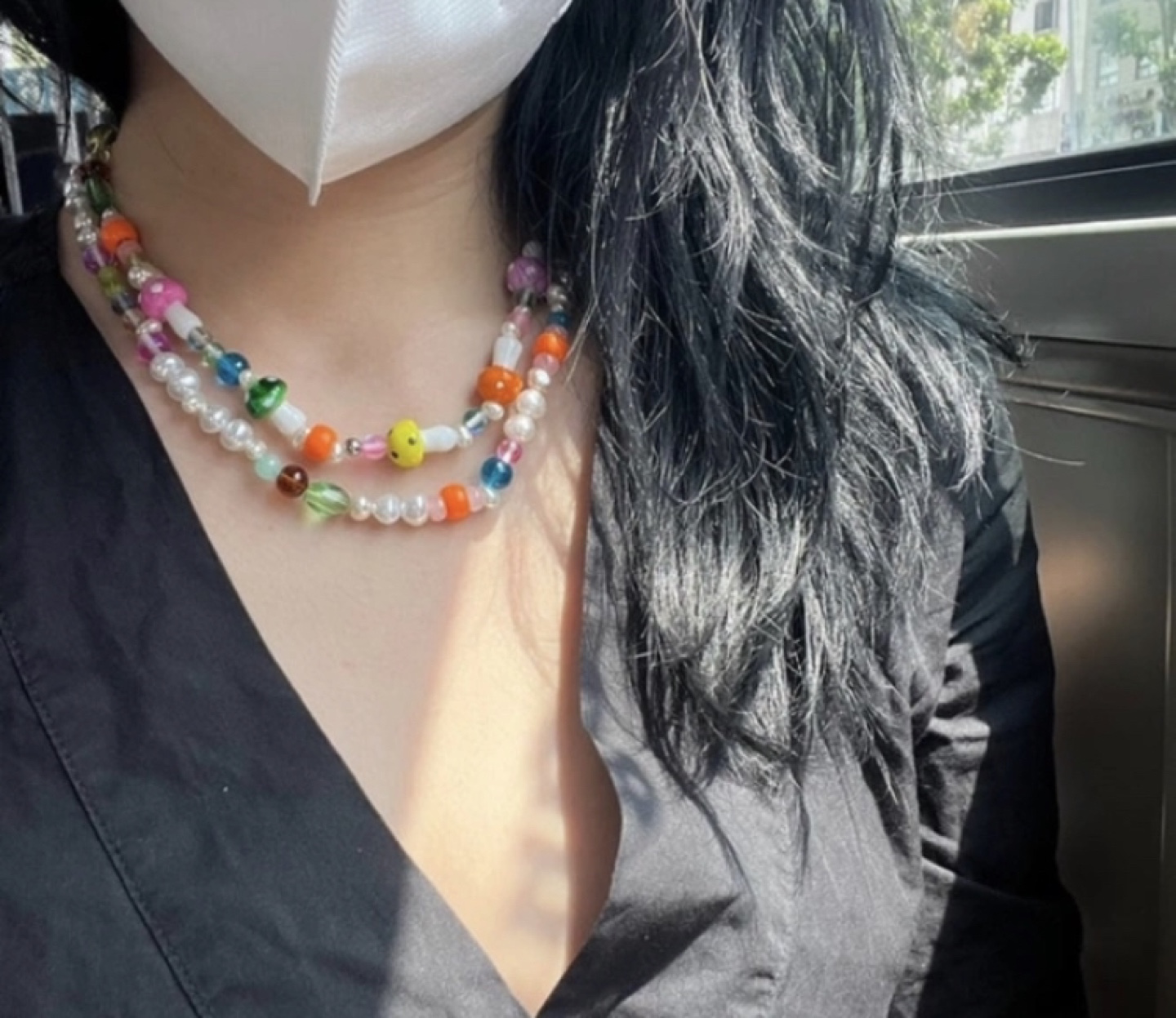 Handmade Beaded Necklace - photo 2
