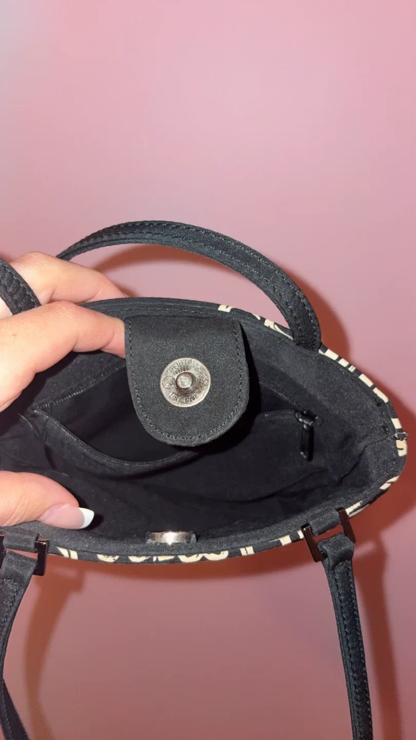 Guess Black & White Mini Tote Bag image indicator(3)