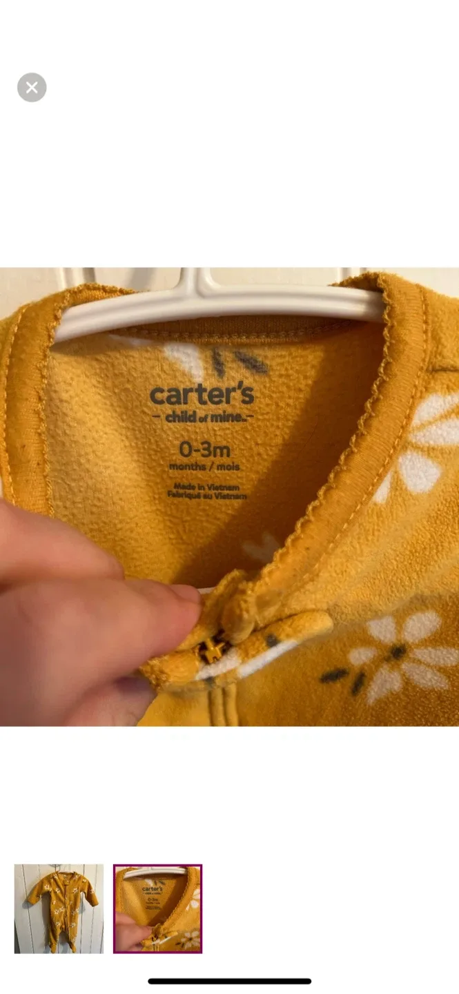 Carter's Child of Mine 0-3M Sleep Sack image indicator(2)