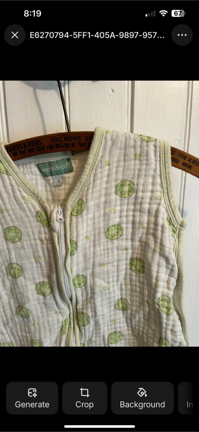 Molis & eco Sleeveless Sleep Sack - Size L image indicator(2)