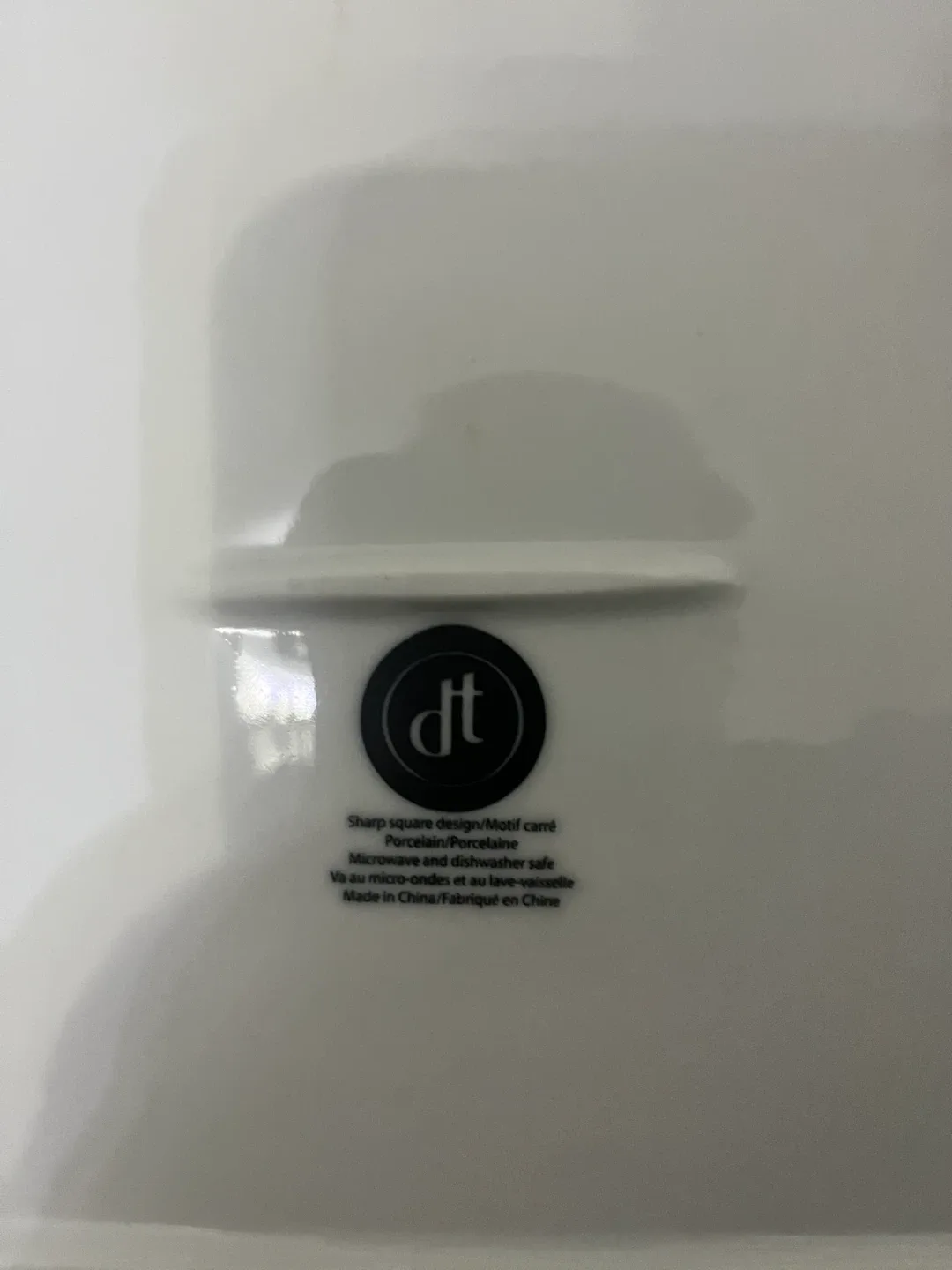 DT Sharp Square Design Plates (10)