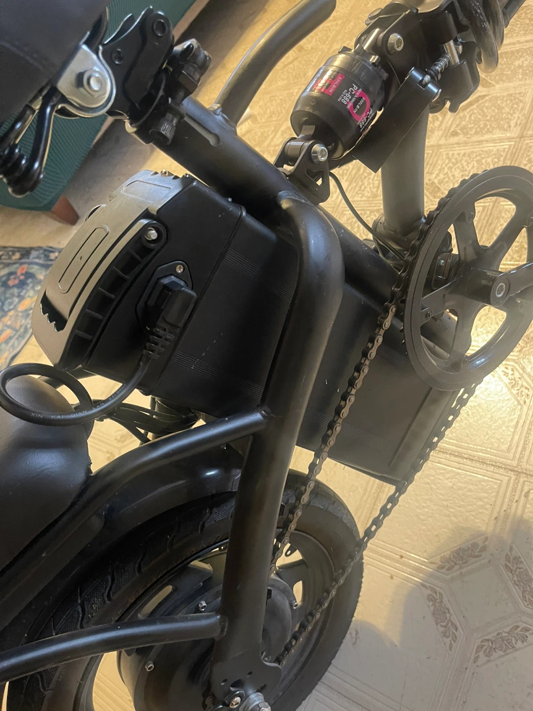 Aoeike Electric Folding Bike - Black - photo 3