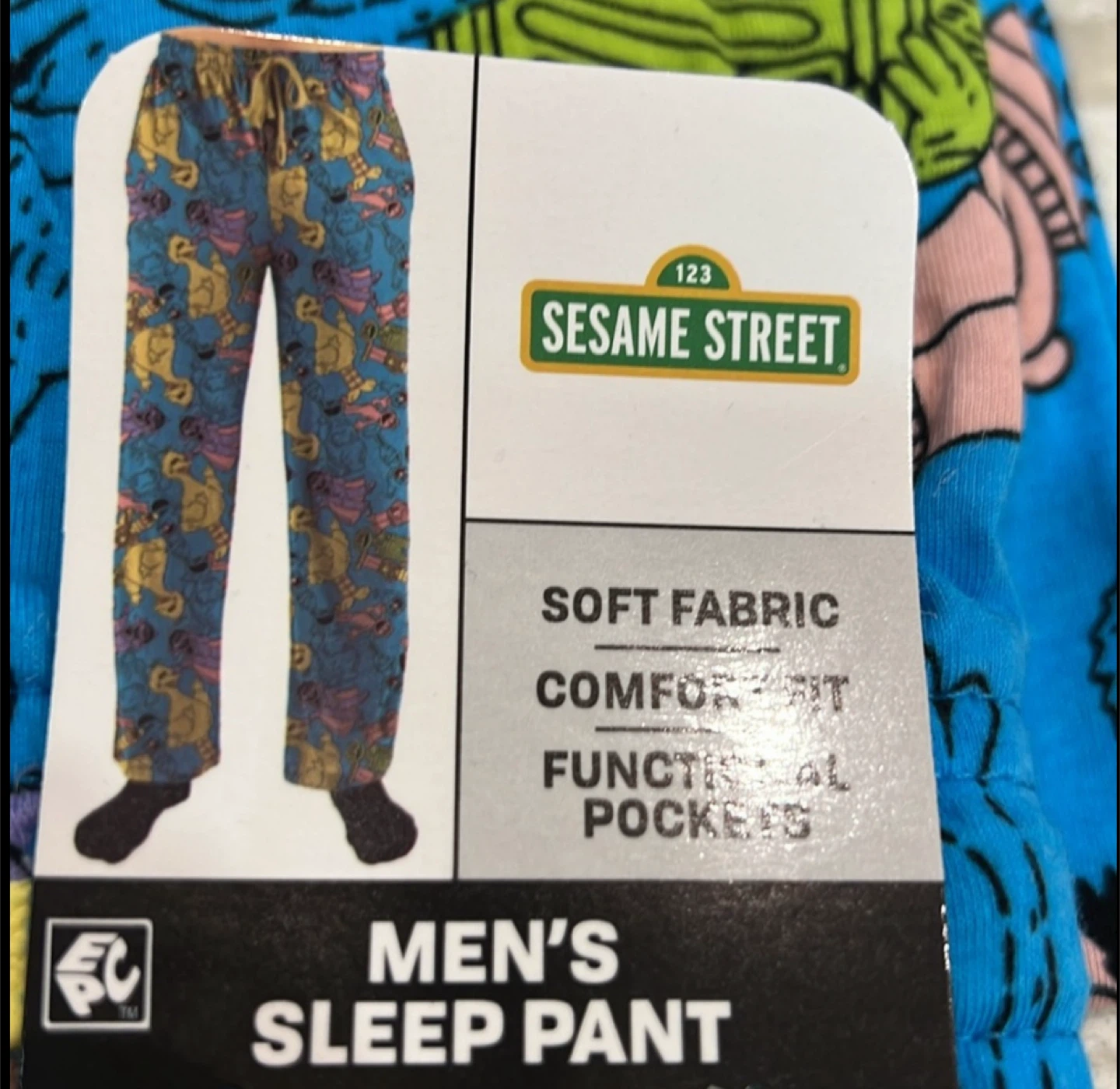 #Cleanout Men’s Sesame Street Pajama Lounge Pant - photo 3