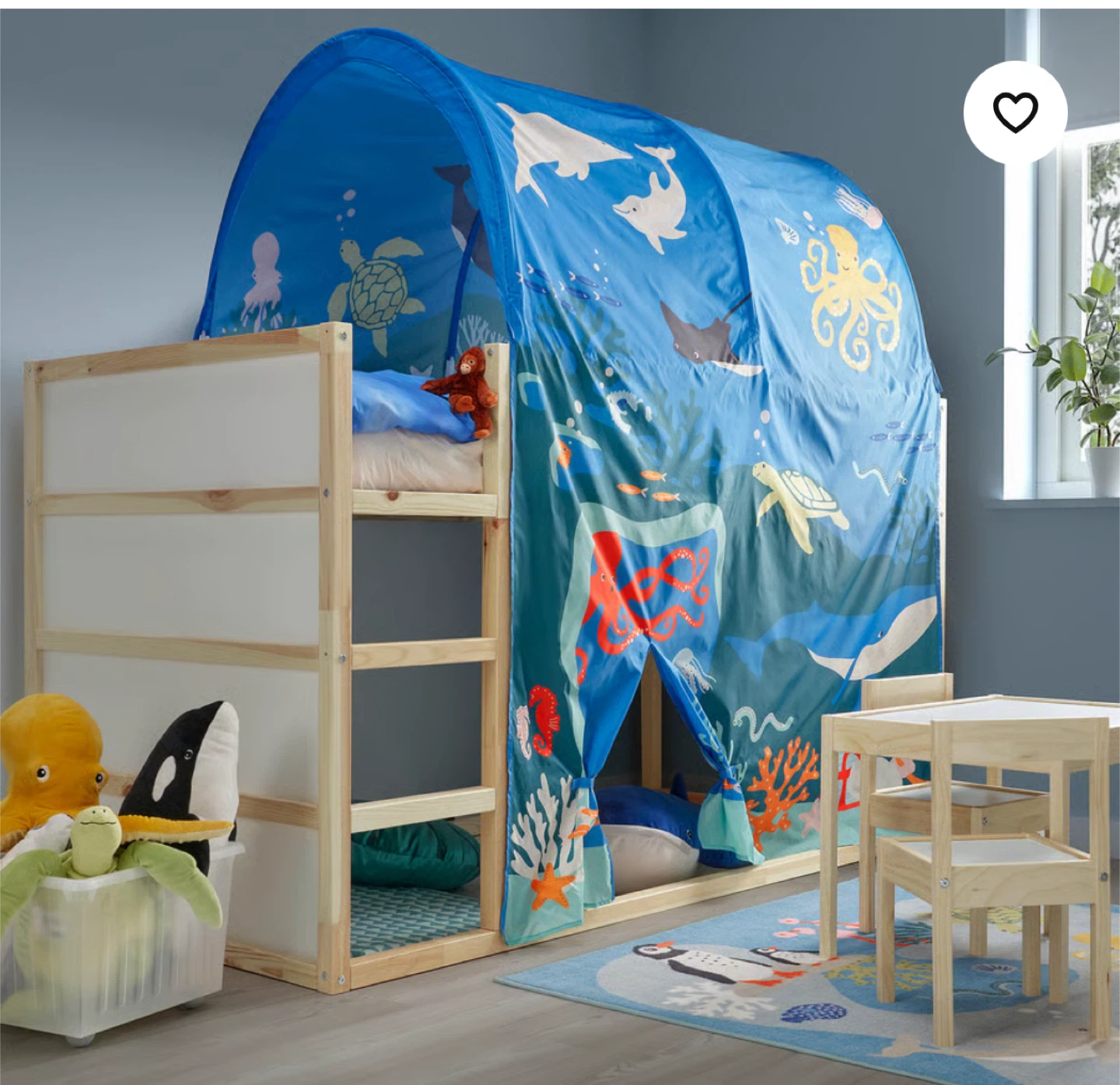 #Cleanout ,IKEA KURA Bed Tent - Ocean Theme