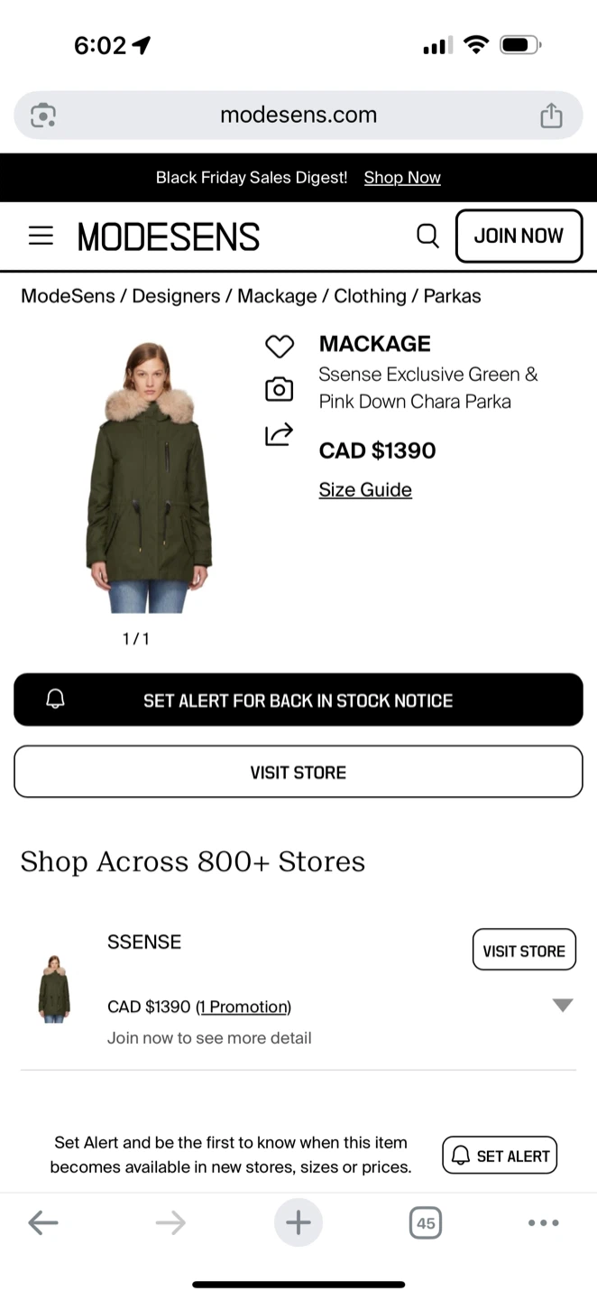 Mackage SSENSE Green & Pink Down Chara Parka