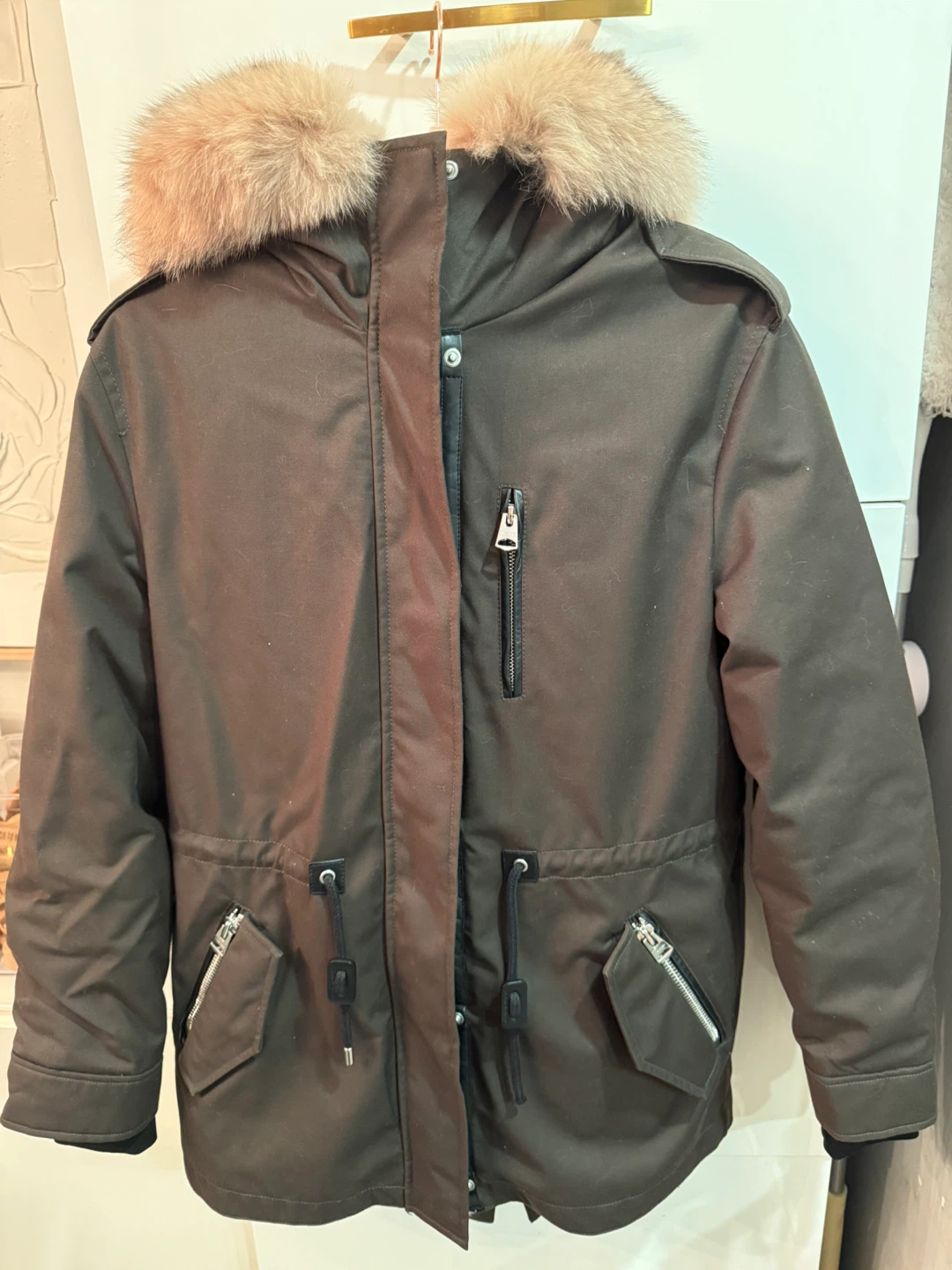 Mackage SSENSE Green & Pink Down Chara Parka - photo 4
