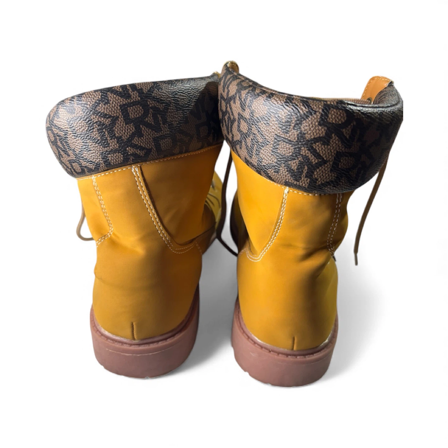 Men’s DKNY Brown/Tan Leather Ankle Boots - photo 5