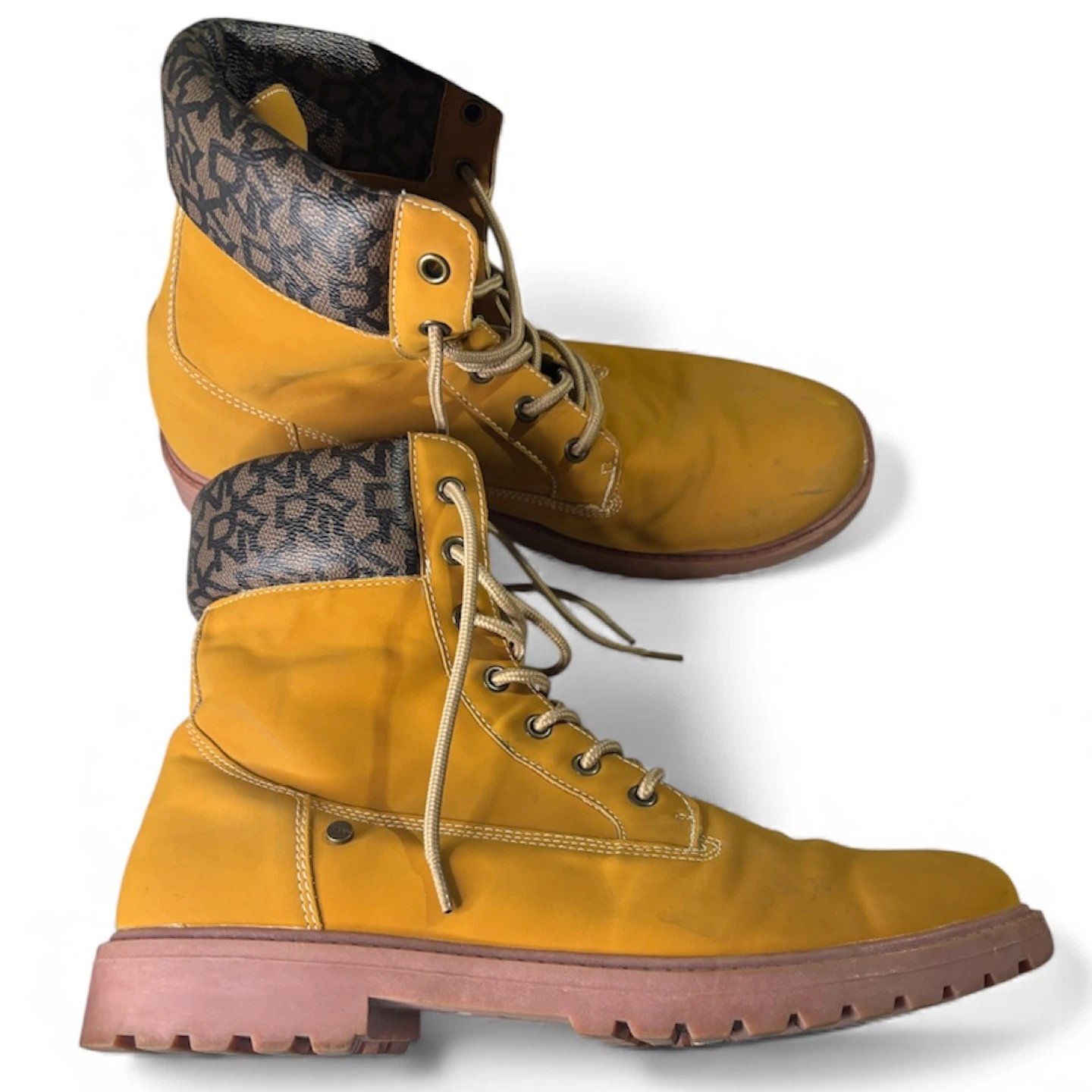 Men’s DKNY Brown/Tan Leather Ankle Boots - photo 2
