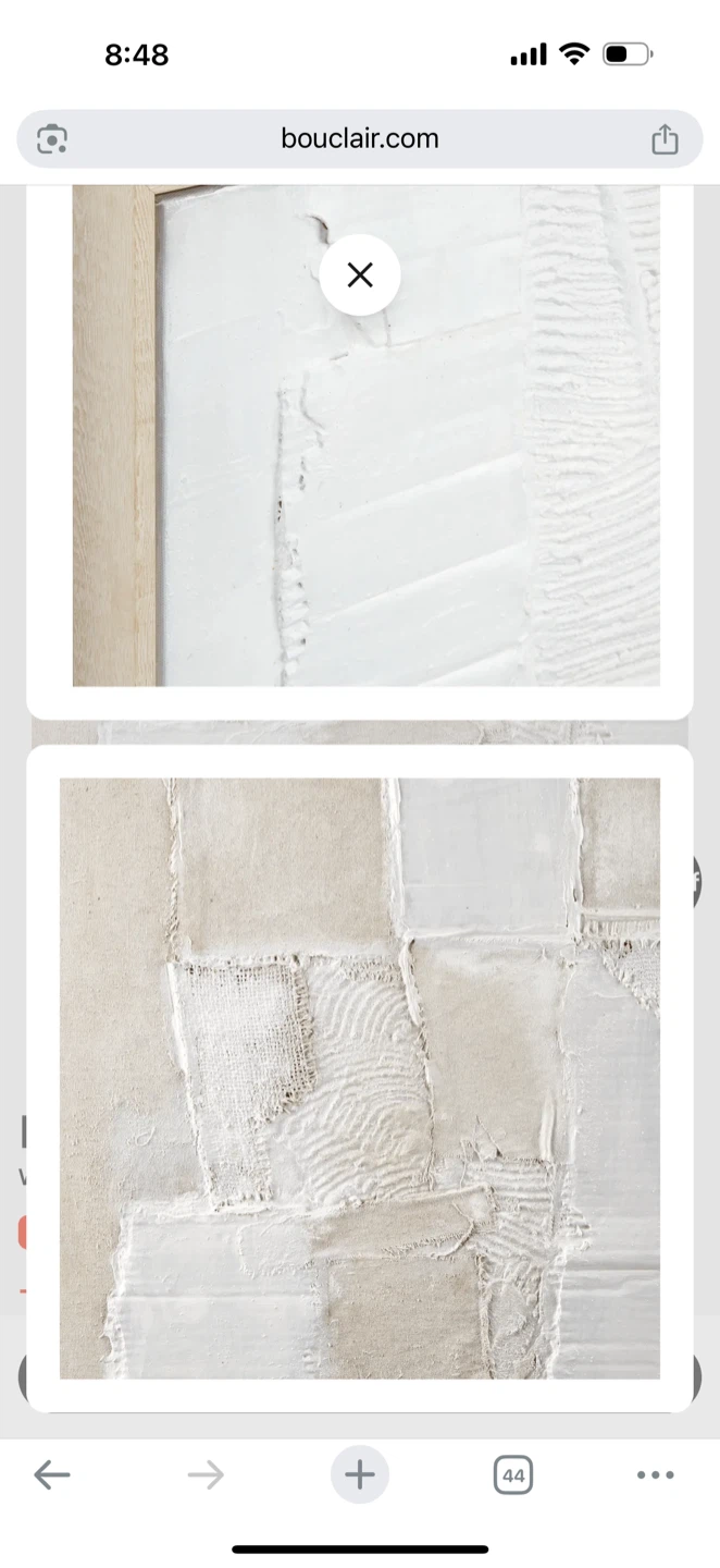 Bouclair Abstract Plaster Art 30x45 - photo 3