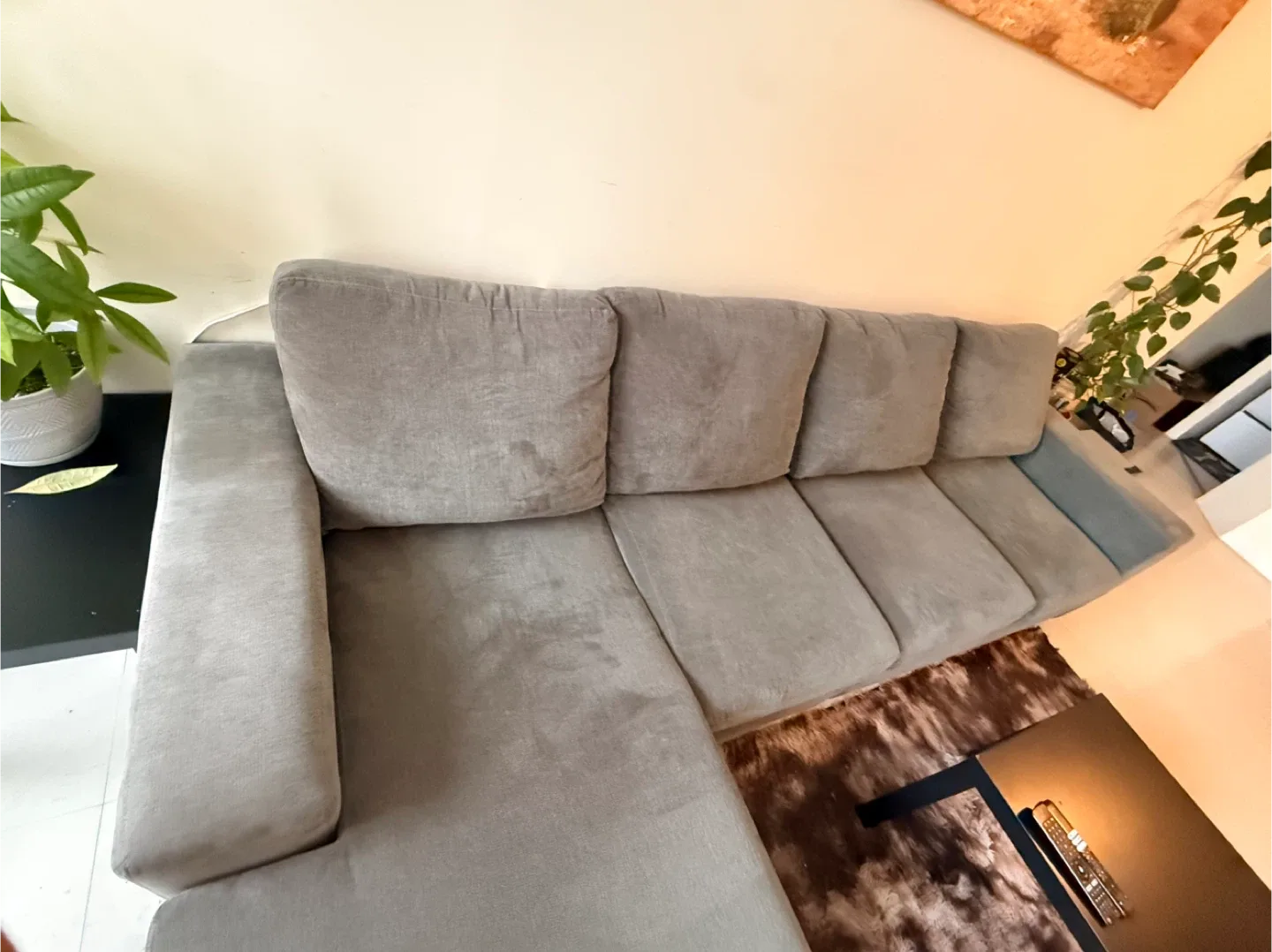 Grey Sectional Sofa image indicator(3)
